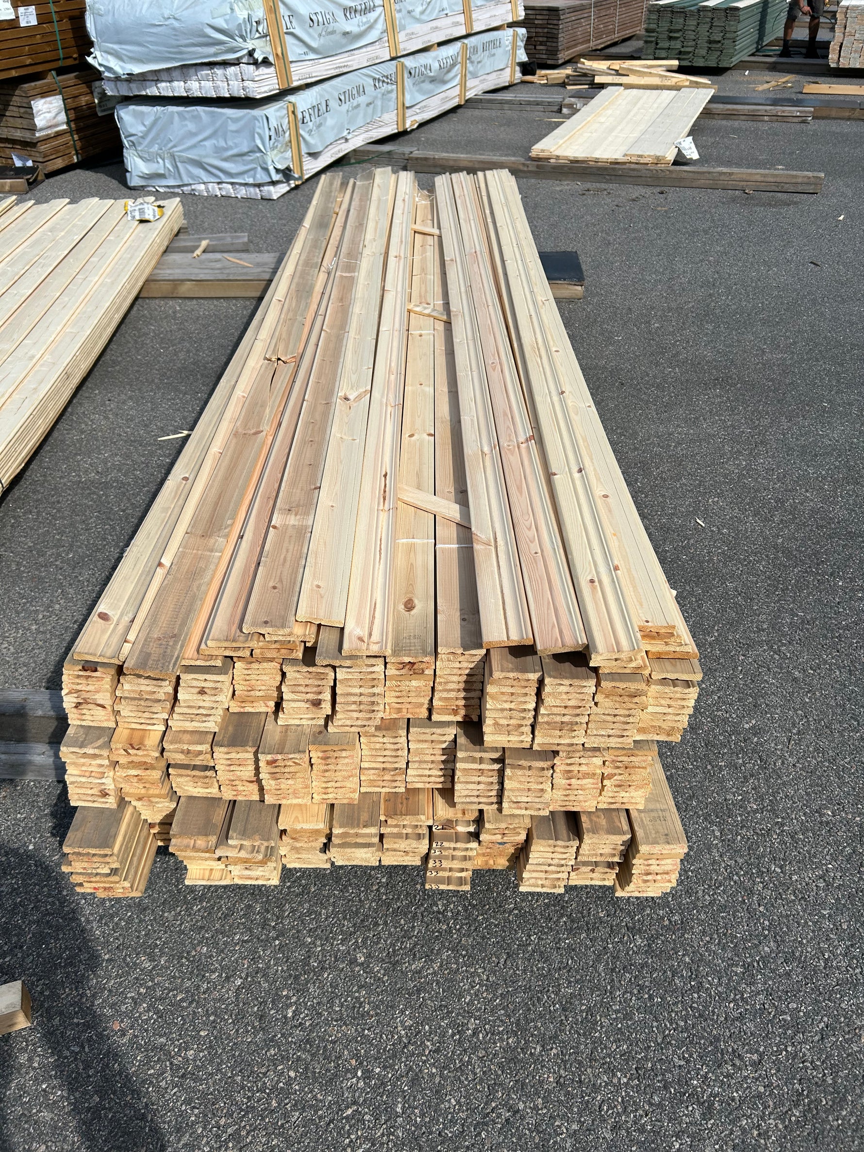 Paket Antikfoder/Sockel 13×69 mm 3,30 m 360 st Furu