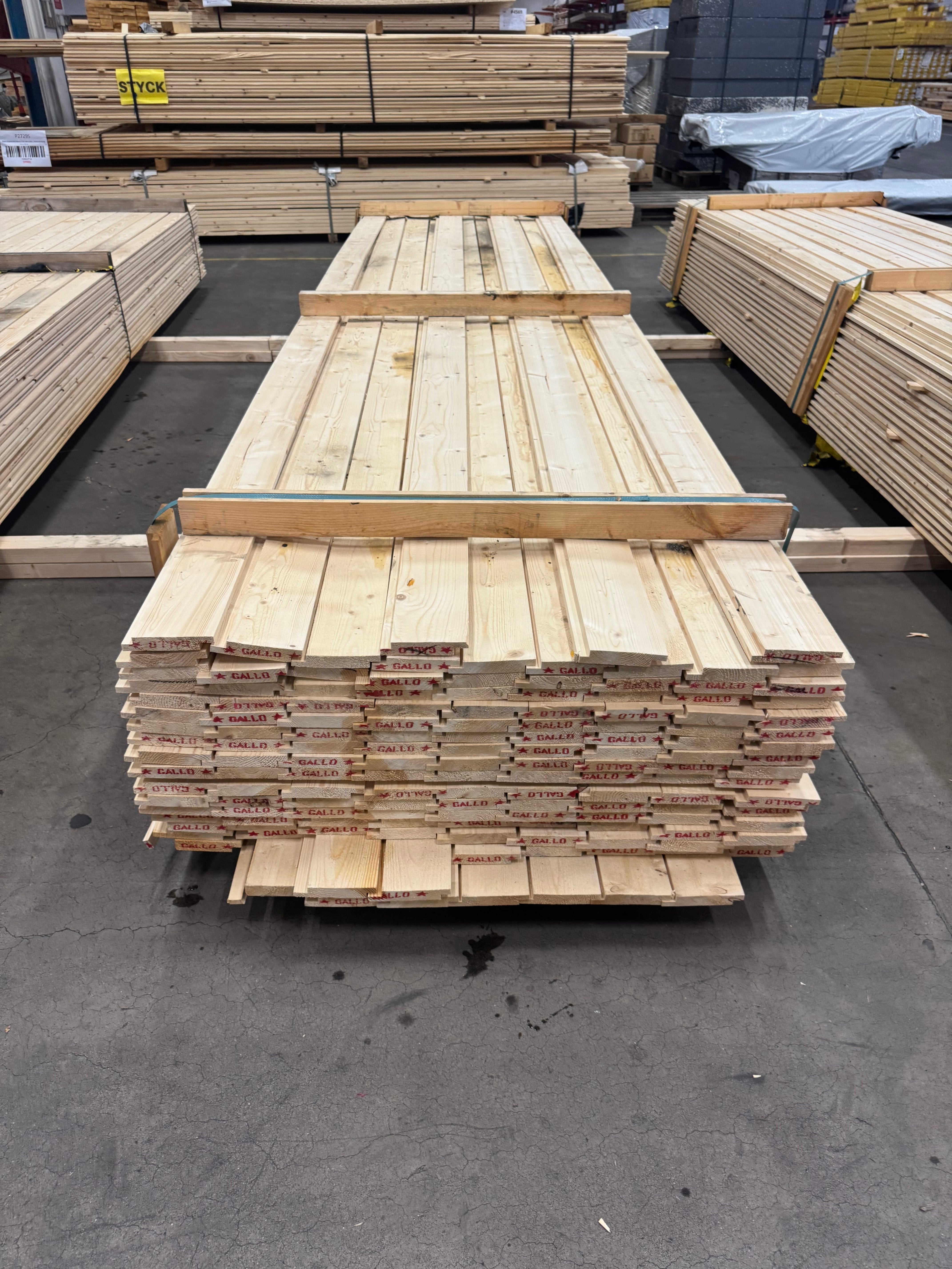 Paket Ytterpanel 22x120mm 149st 4.20m
