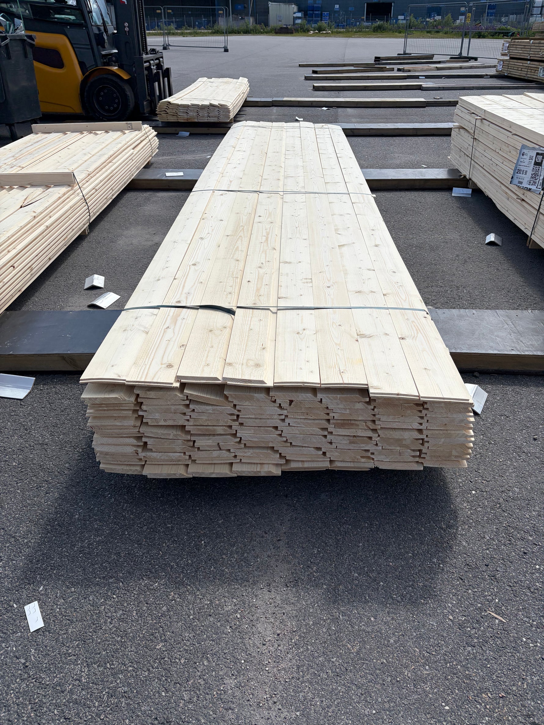 Paket Enkelfas Fals Ändspont 22x145mm, 96st 4,80m (Andra sortering)