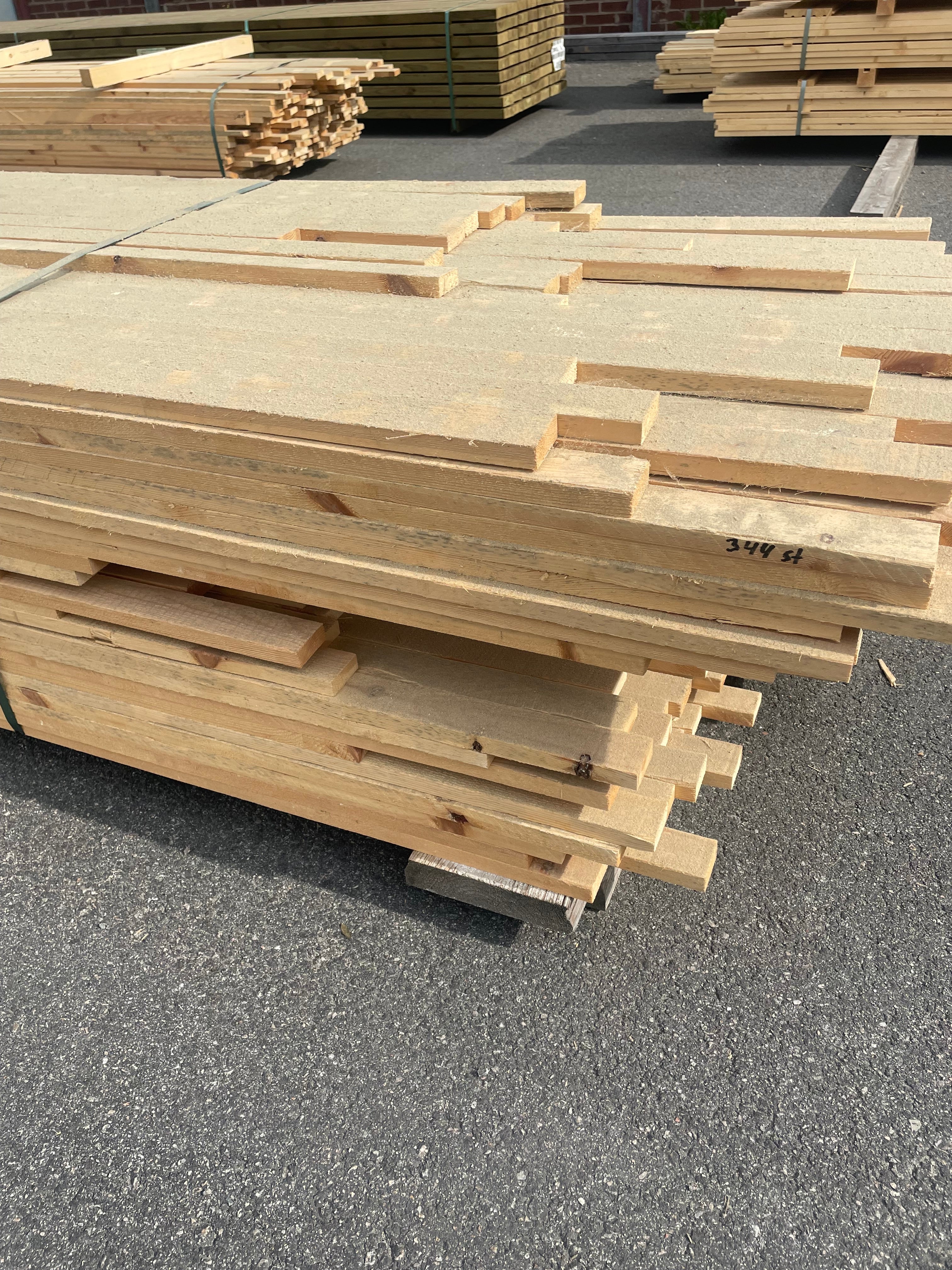 Paket med läkt 19x63 blandade längder