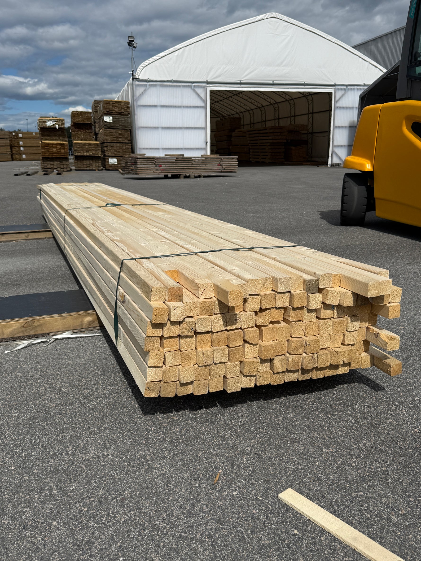 Paket Reglar 45x45 mm – 112 st (5,40 m, Gran)