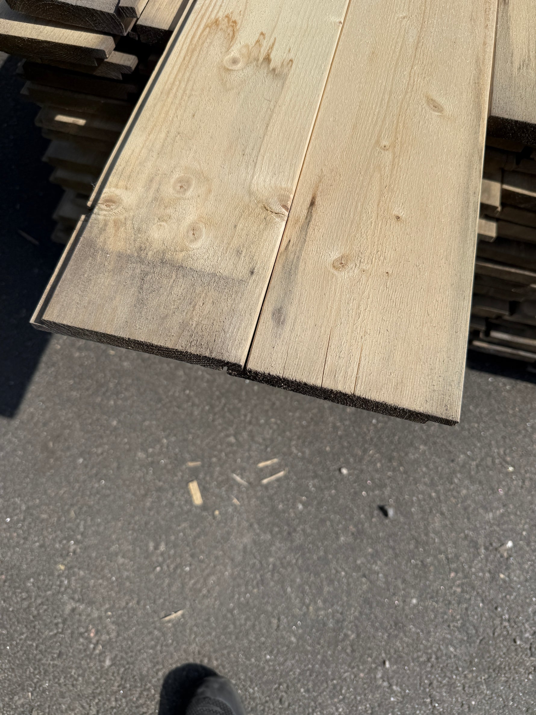 Paket Ytterpanel 22x145mm 4.20m  151st obehandlad