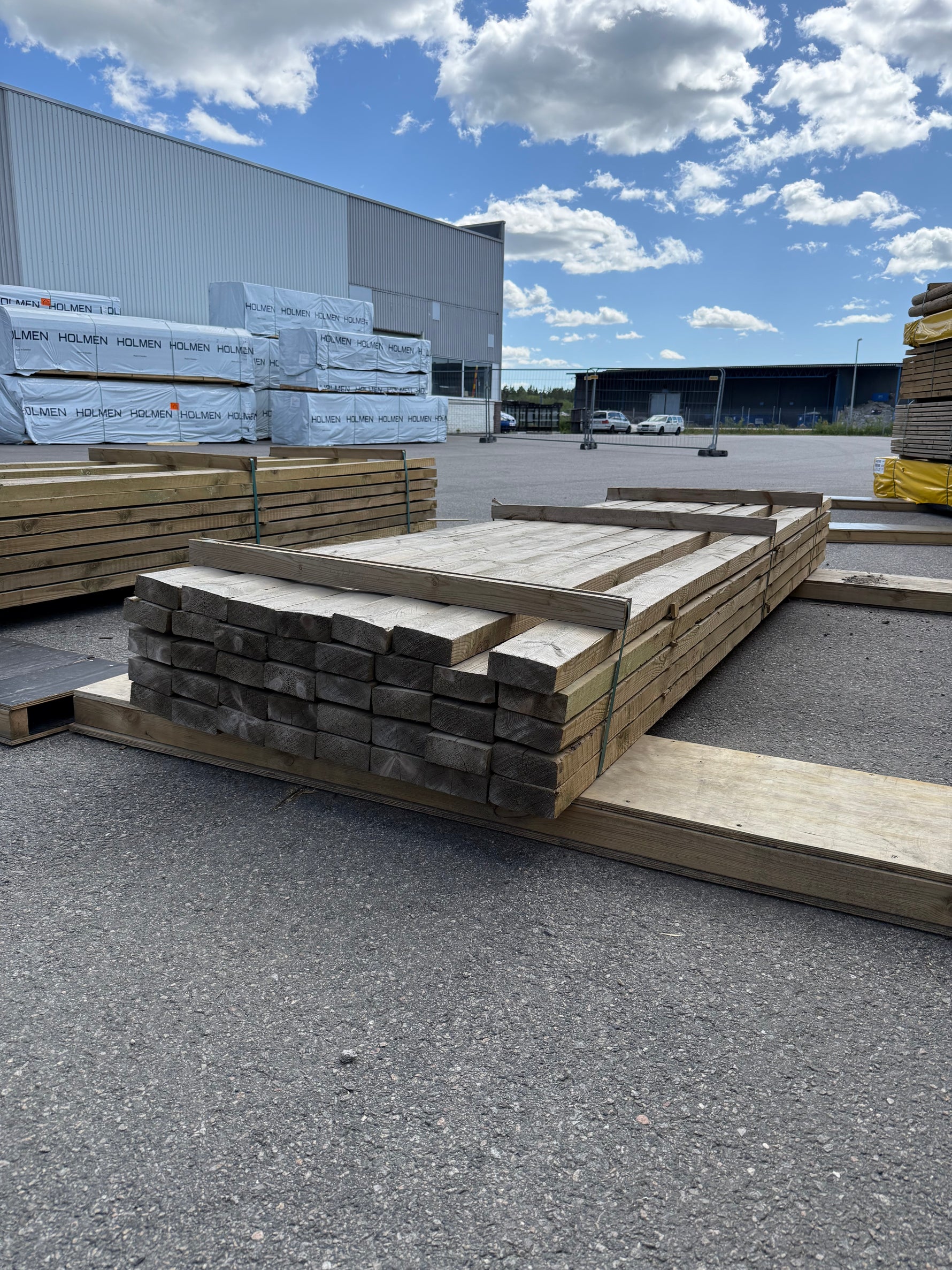 Paket Tryckimpregnerade Reglar Ohyvlade (NTR A) 50x125mm 39st 3,60m