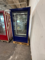 Inåtgående altandörr Vänsterhängd, Trä/Aluminium – 1080 × 2080 mm- Blå