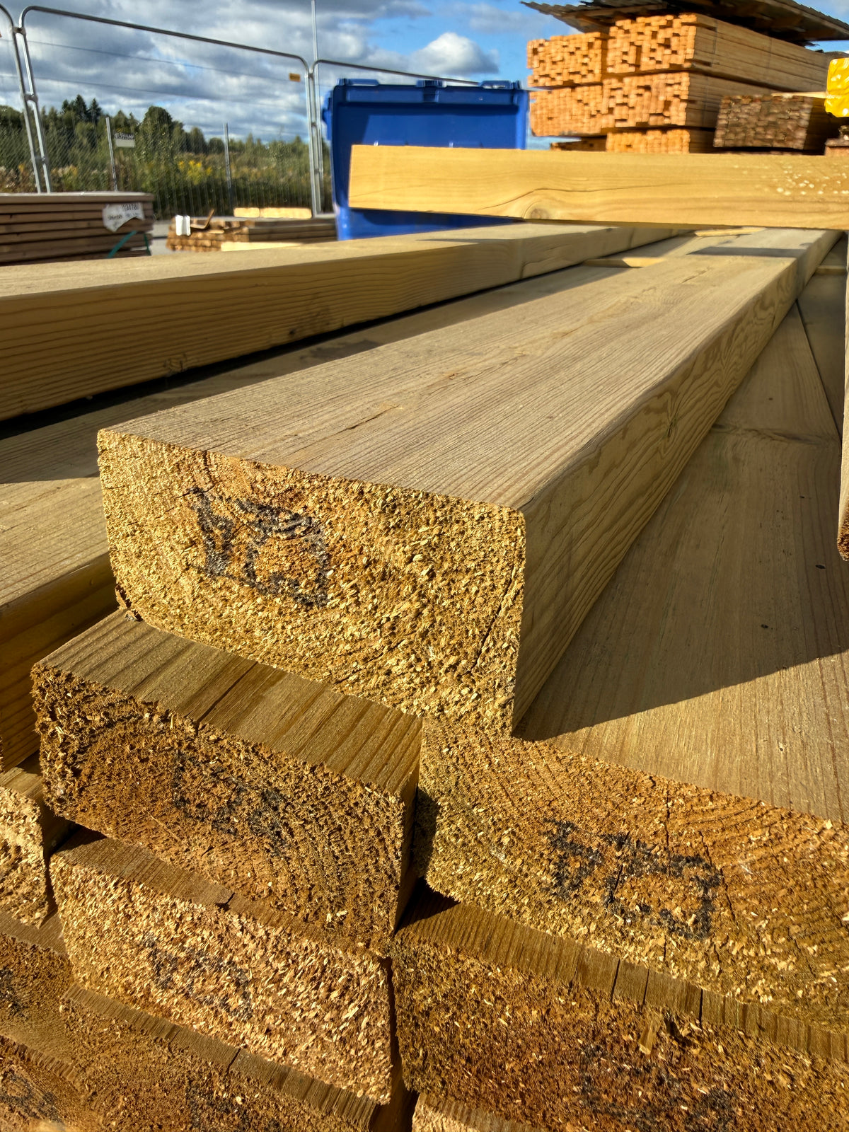 Paket Tryckimpregnerade Reglar 45x95mm 3,30m NTR-AB, C24 72st