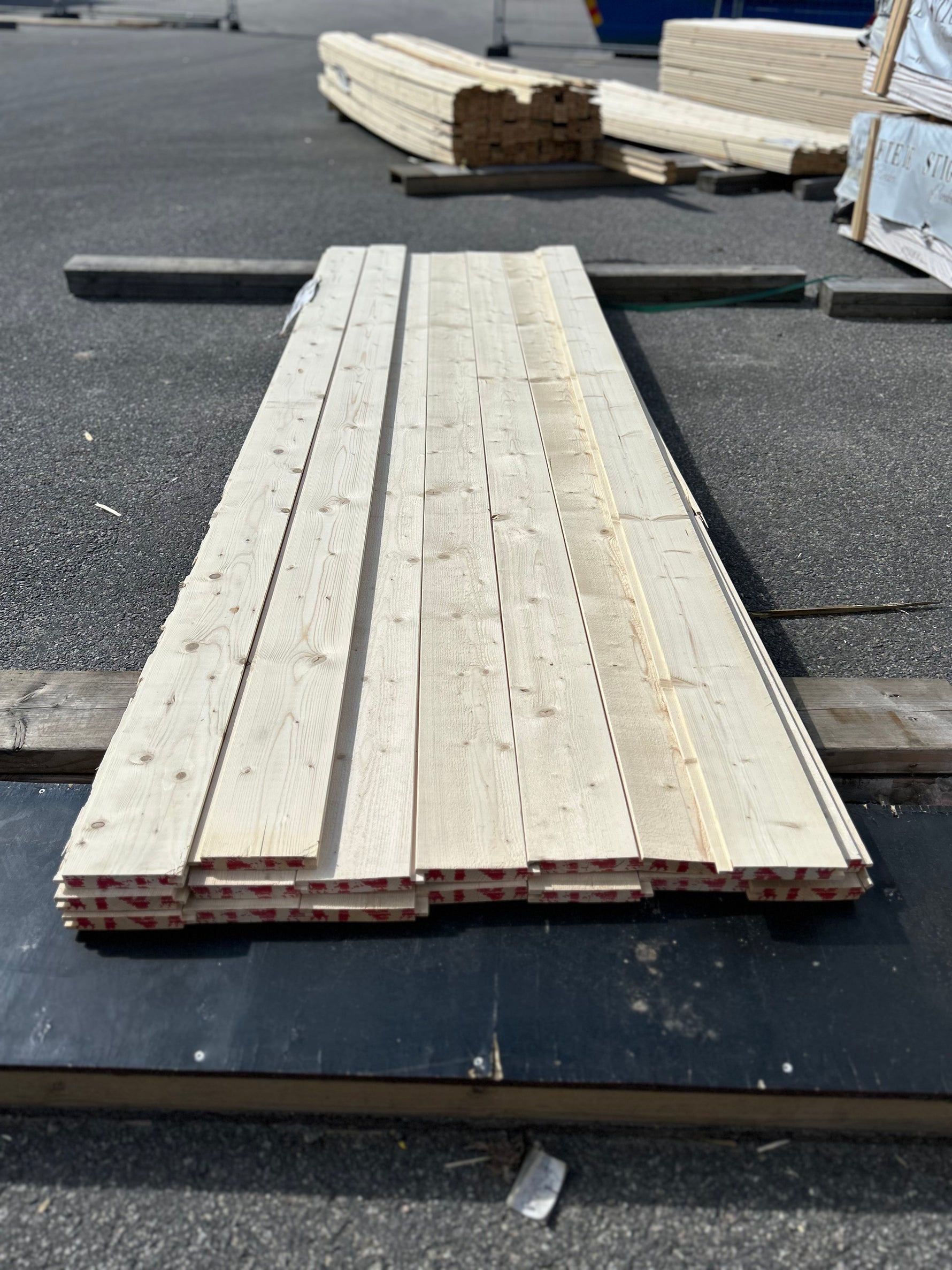 Paket Spontad Ytterpanel 22×145 mm 3,00 m 17 st Obehandlad Gran