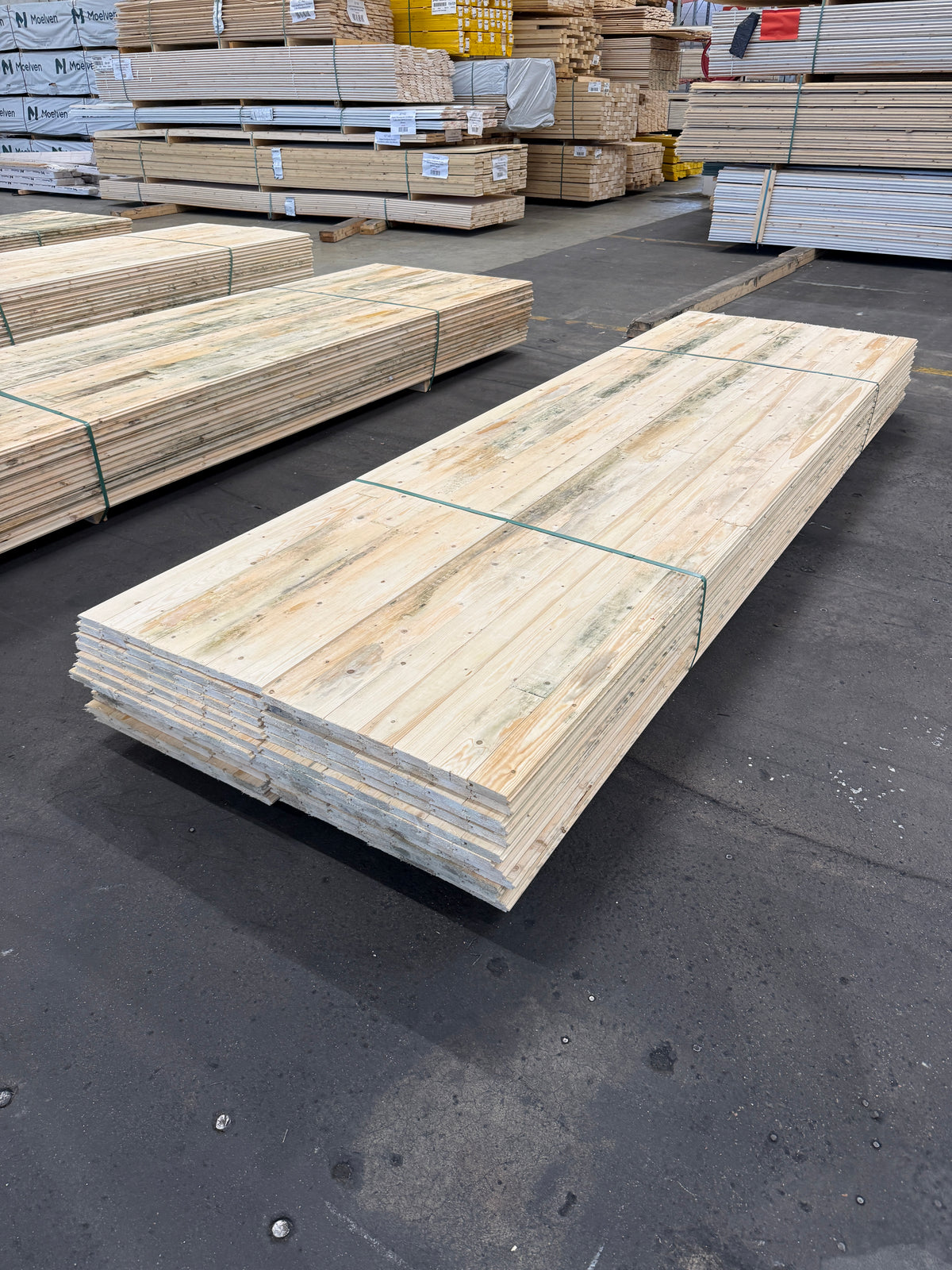 Paket Råspontluckor 20x540x3600mm 26st (Fuktskadade)
