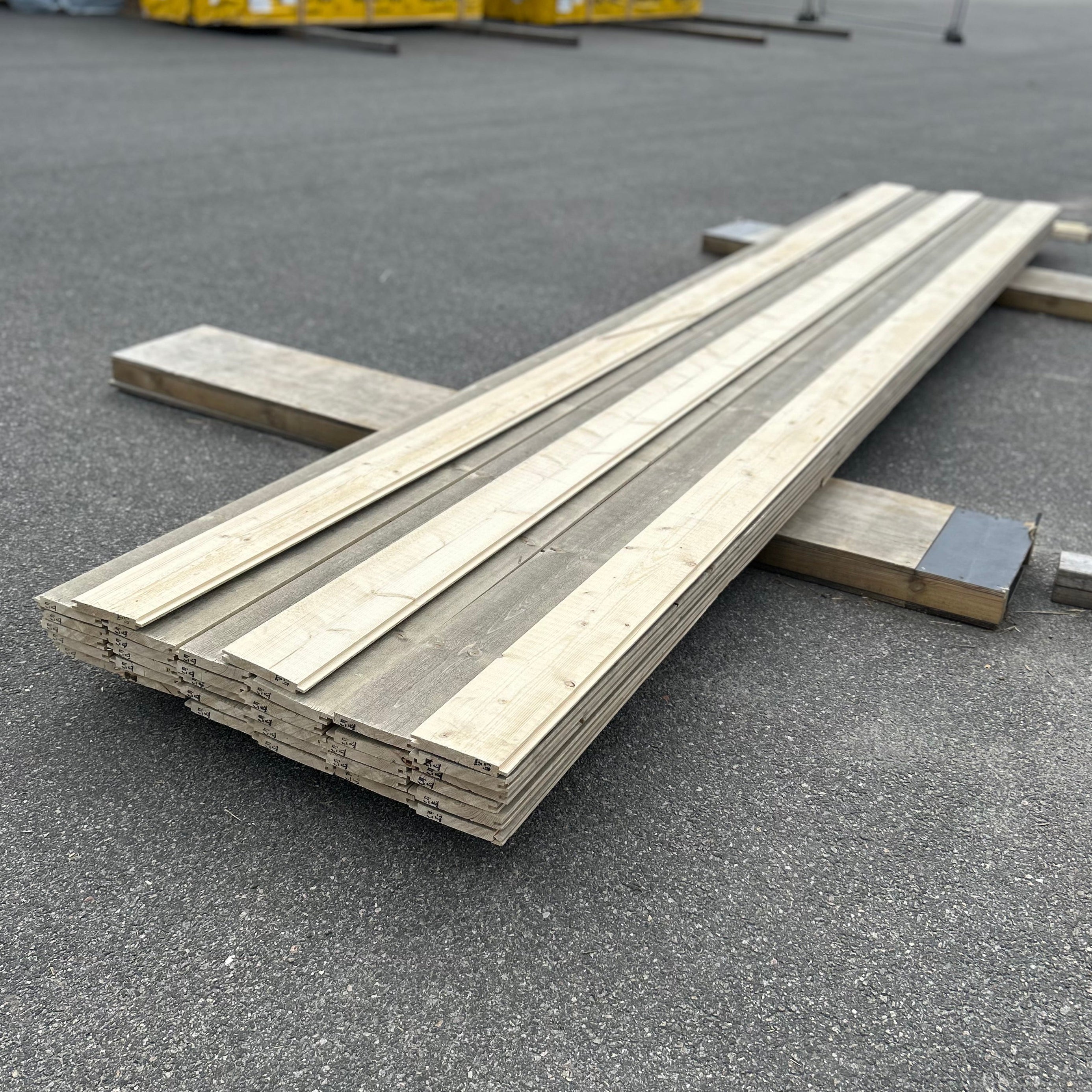 Paket Spårpanel 22x170mm 5,40m 33st Lasyr