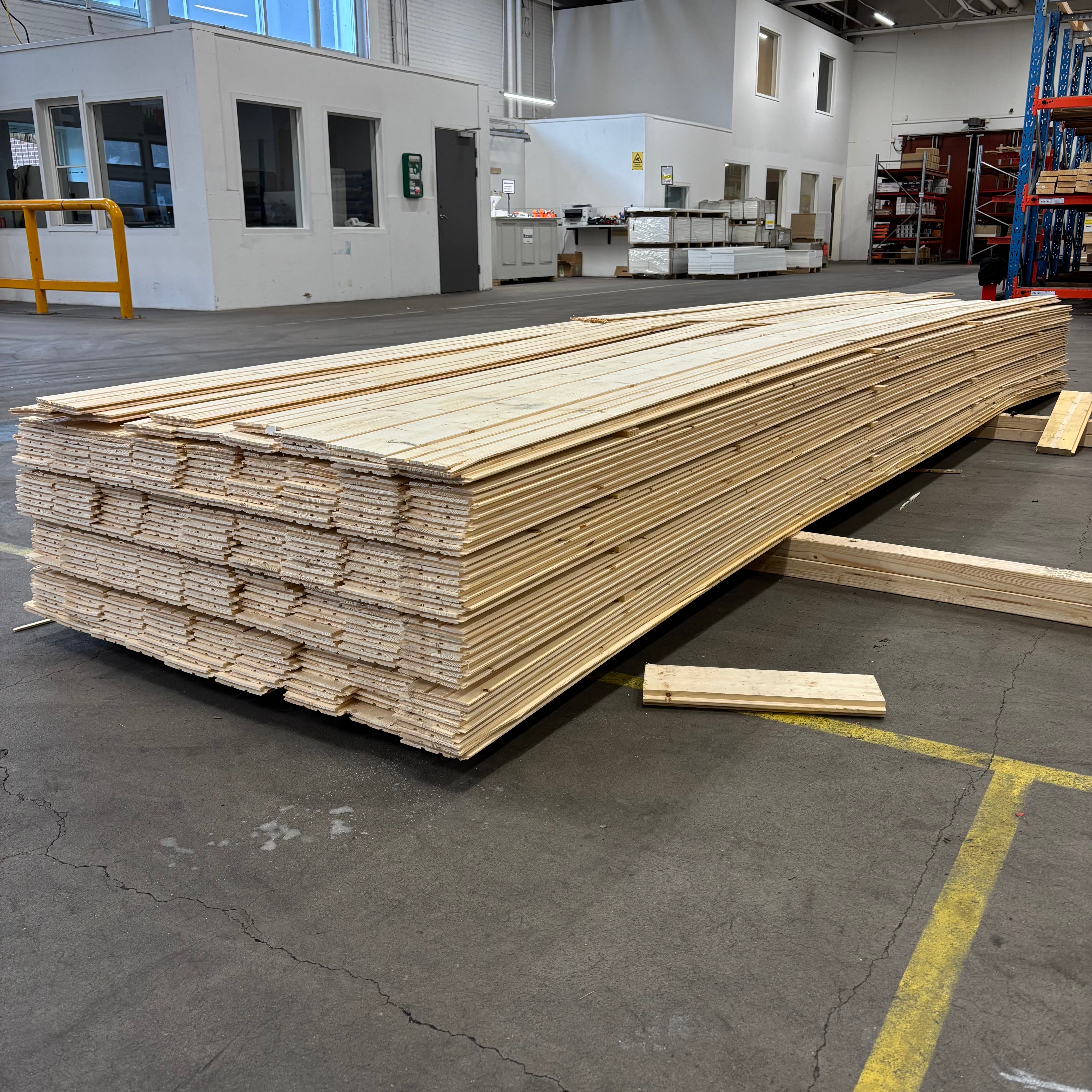 Paket Gran Ekonomi Finsågad Panel 15x120mm 234st 4.75m