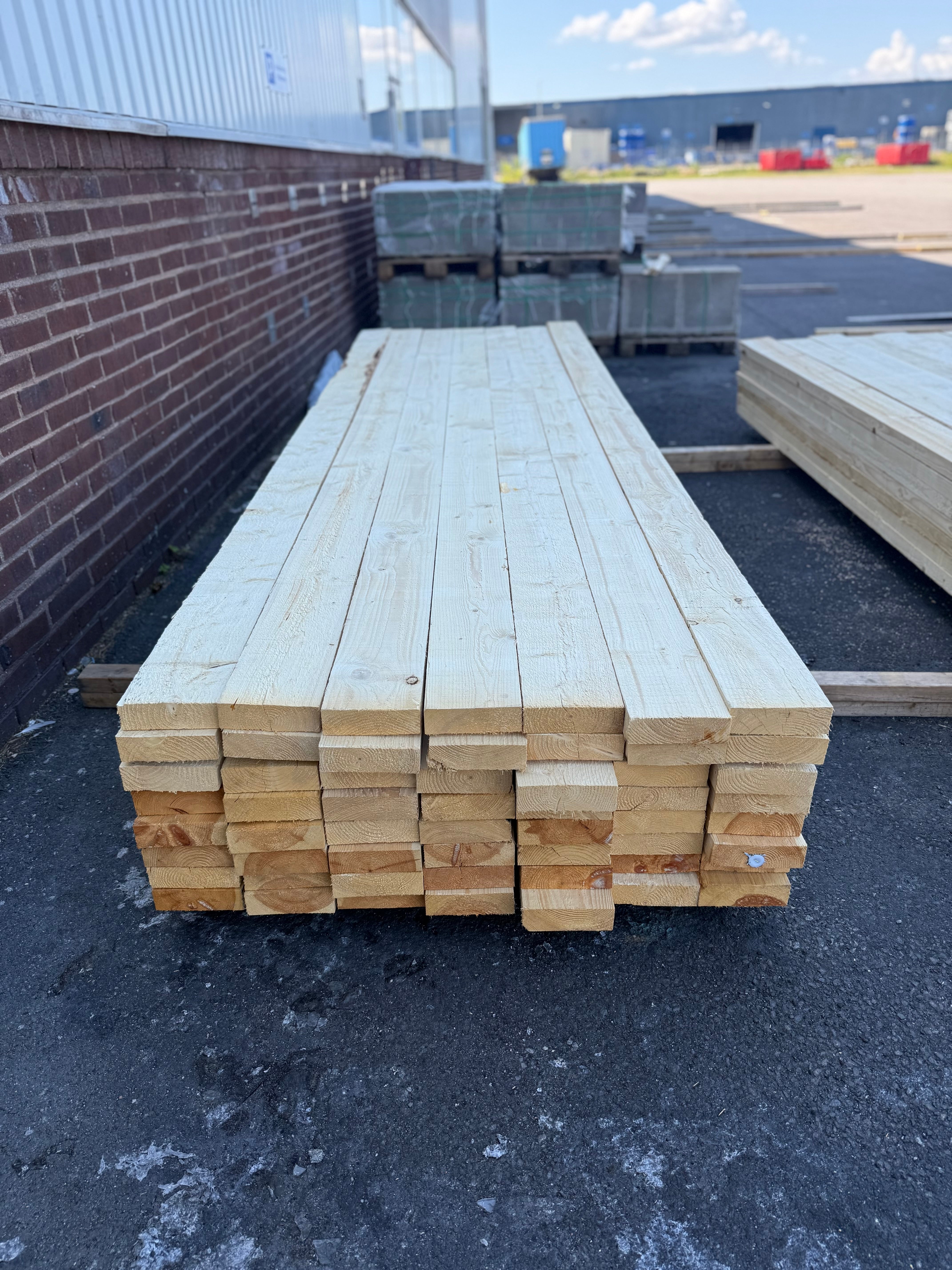 Paket Ohyvlade Reglar 47x150- 3.60m- 56st