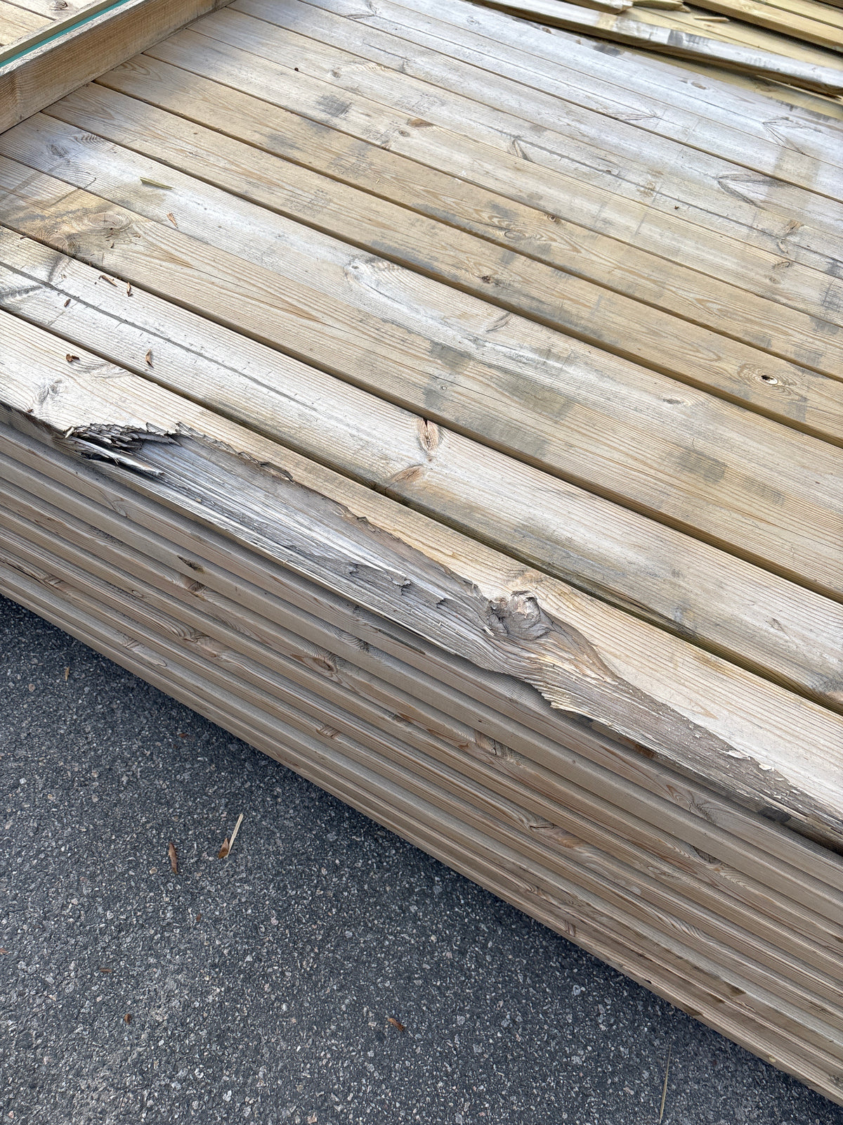 Paket Tryckimpregnerade Reglar 45x95mm 3,30m NTR AB C24 132st