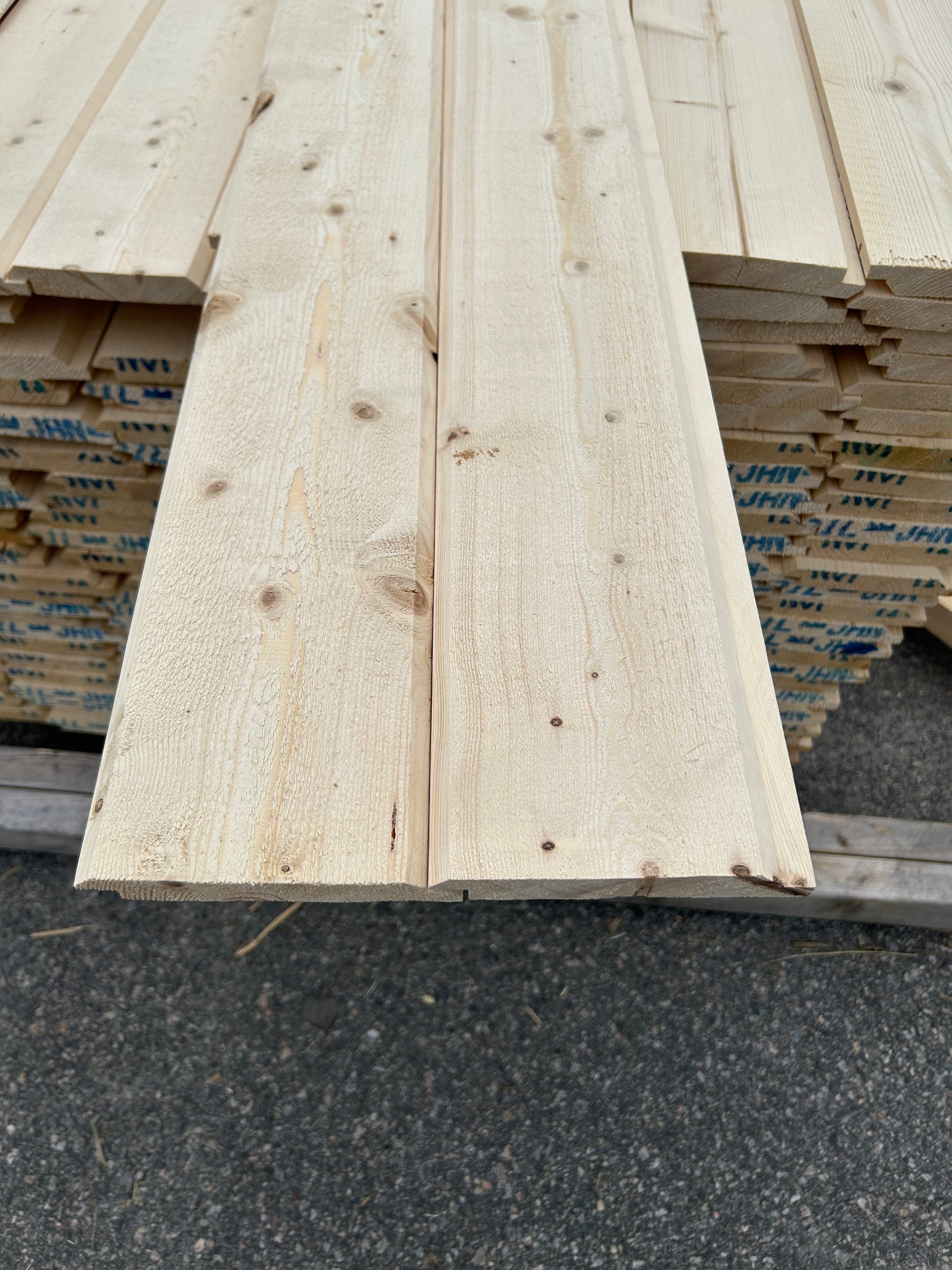 Paket Dubbelfas Halvspont 22x145mm 3.90m 175st Obehandlad