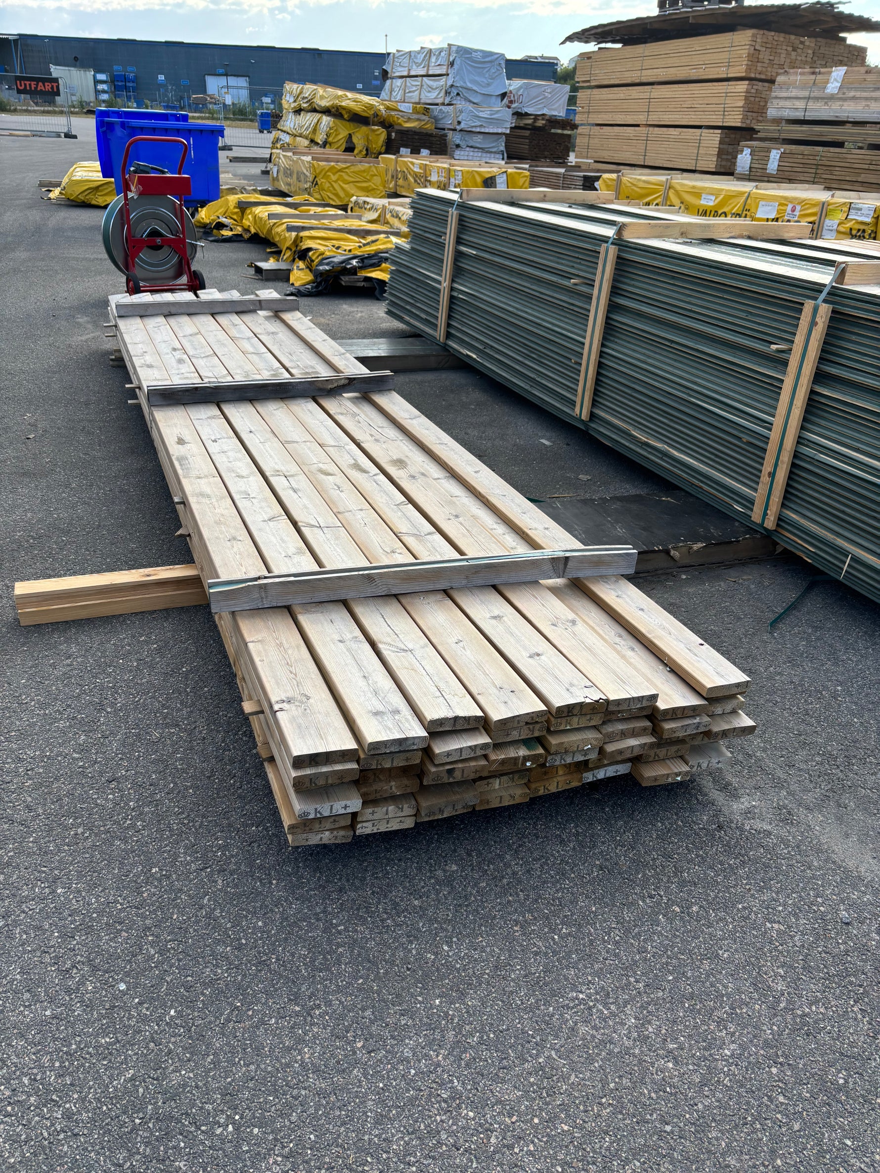 Paket Tryckimpregnerad Trall 28×120mm 4,50m 47st (Drop Off)