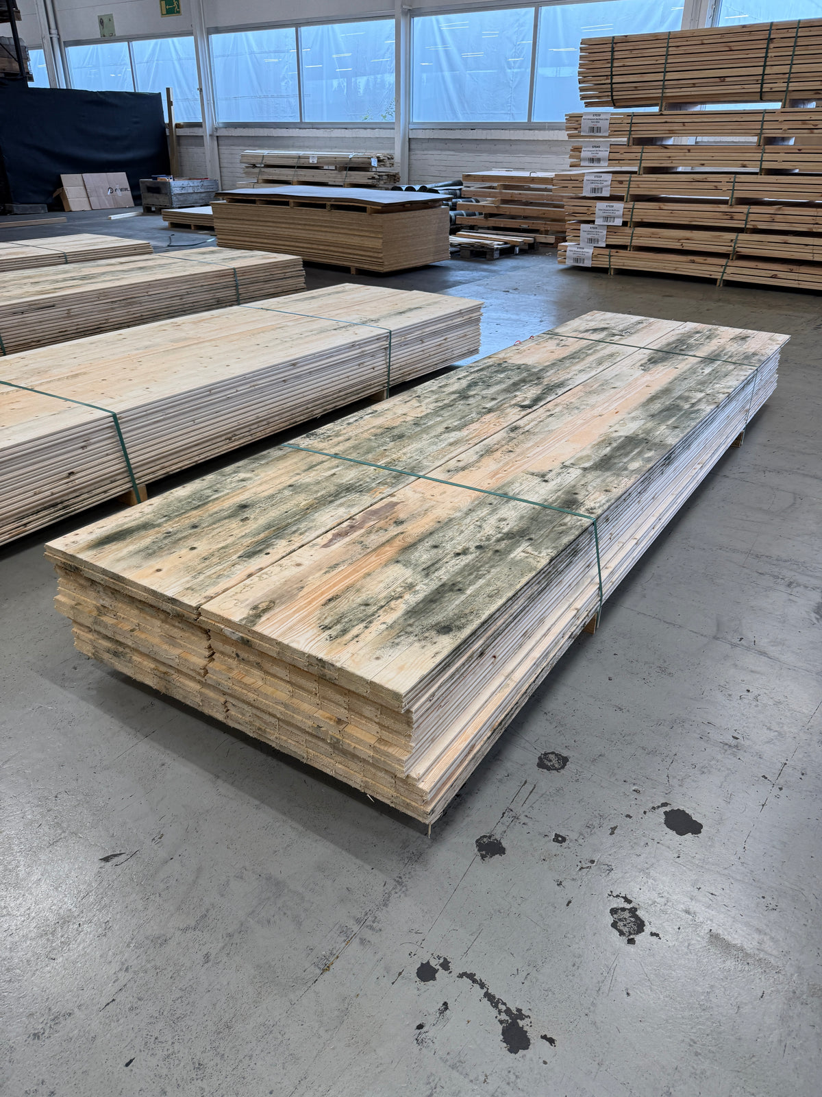 Paket Råspontluckor 20x540x3600mm 30st (Fuktskadade)