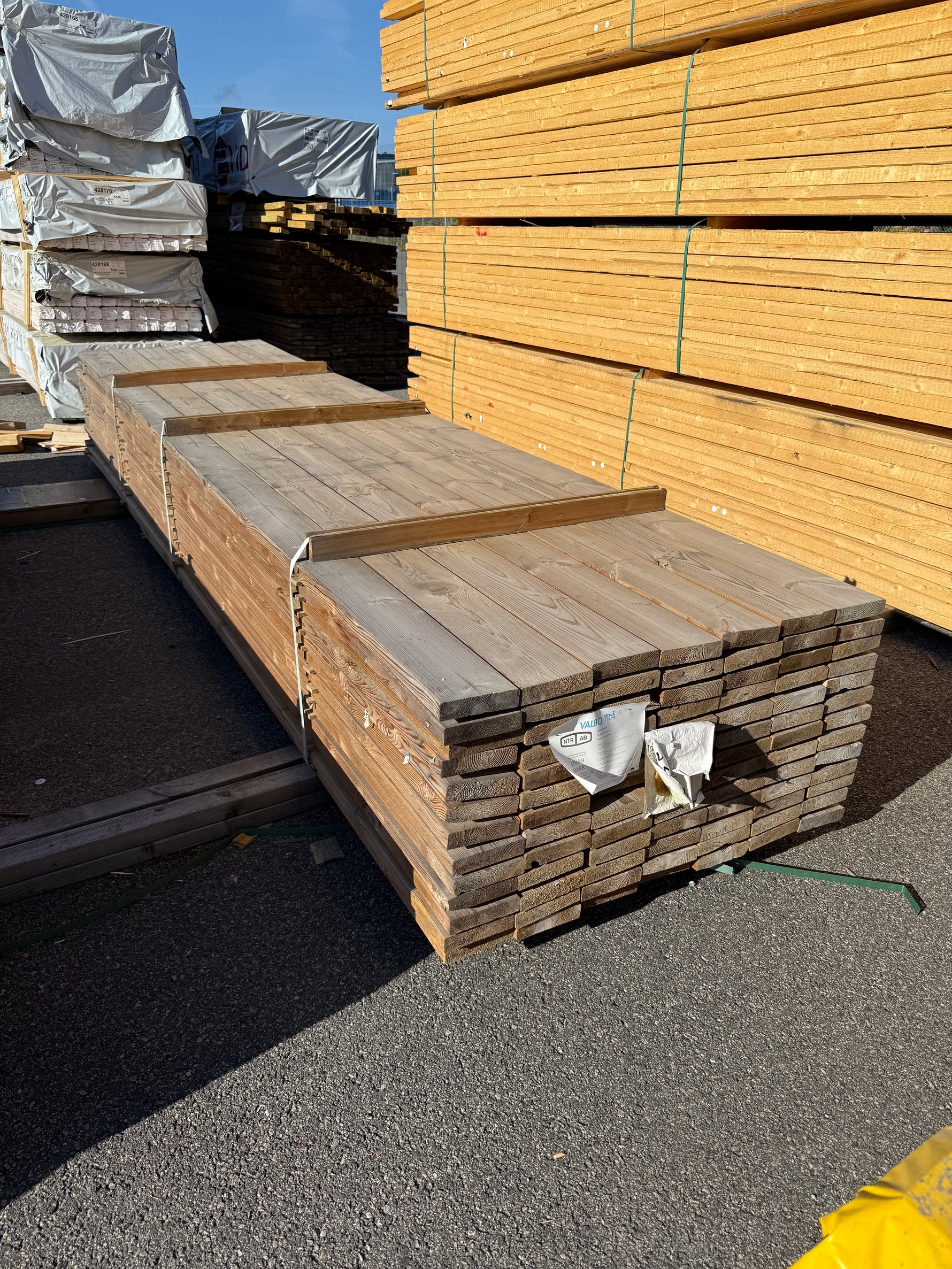 Paket Tryckimpregnerad Trall 34x145mm 4,50m 91st- Furu