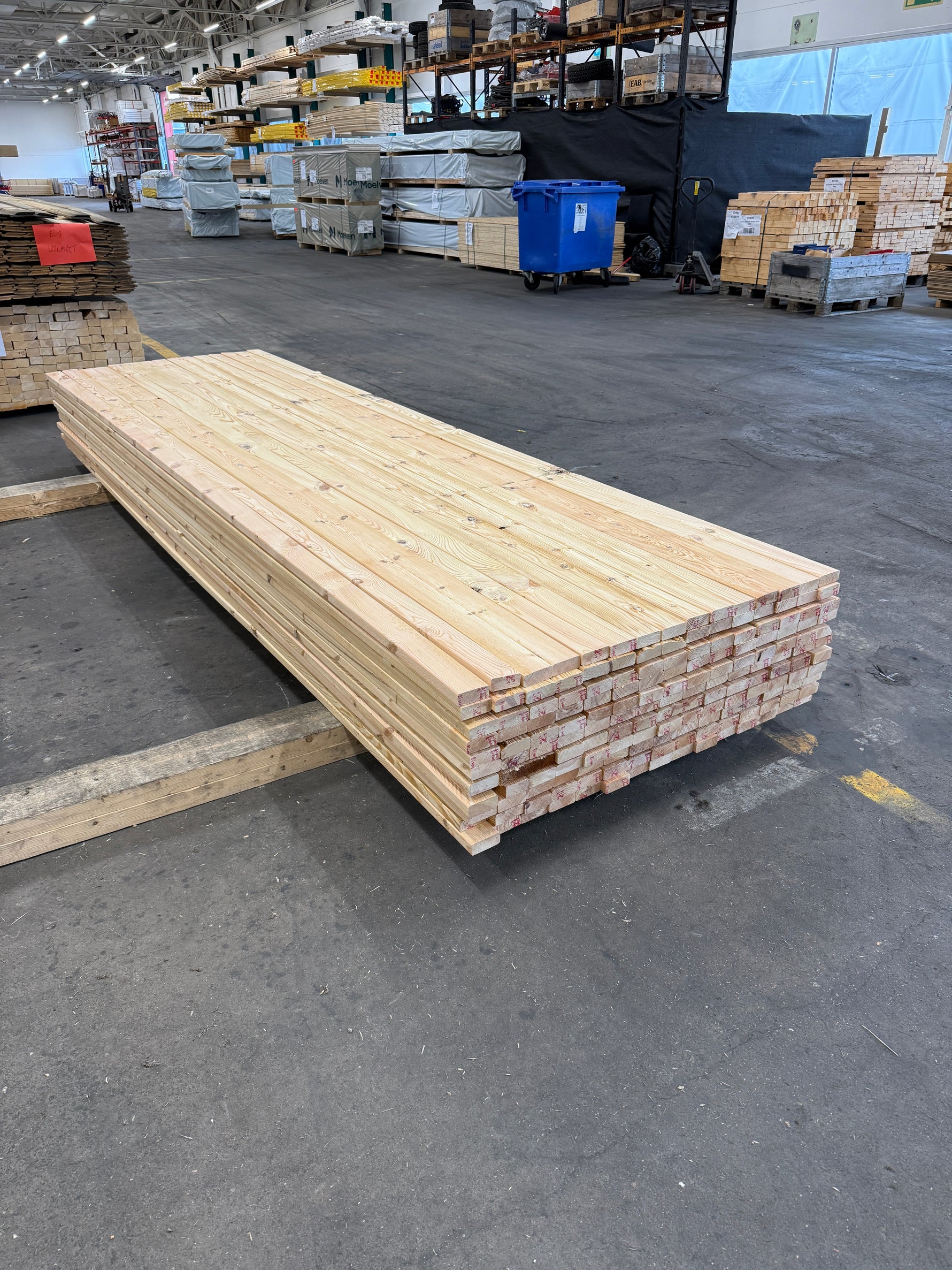Paket Glespanel 28x70 mm – 3,60 m Furu 165 st