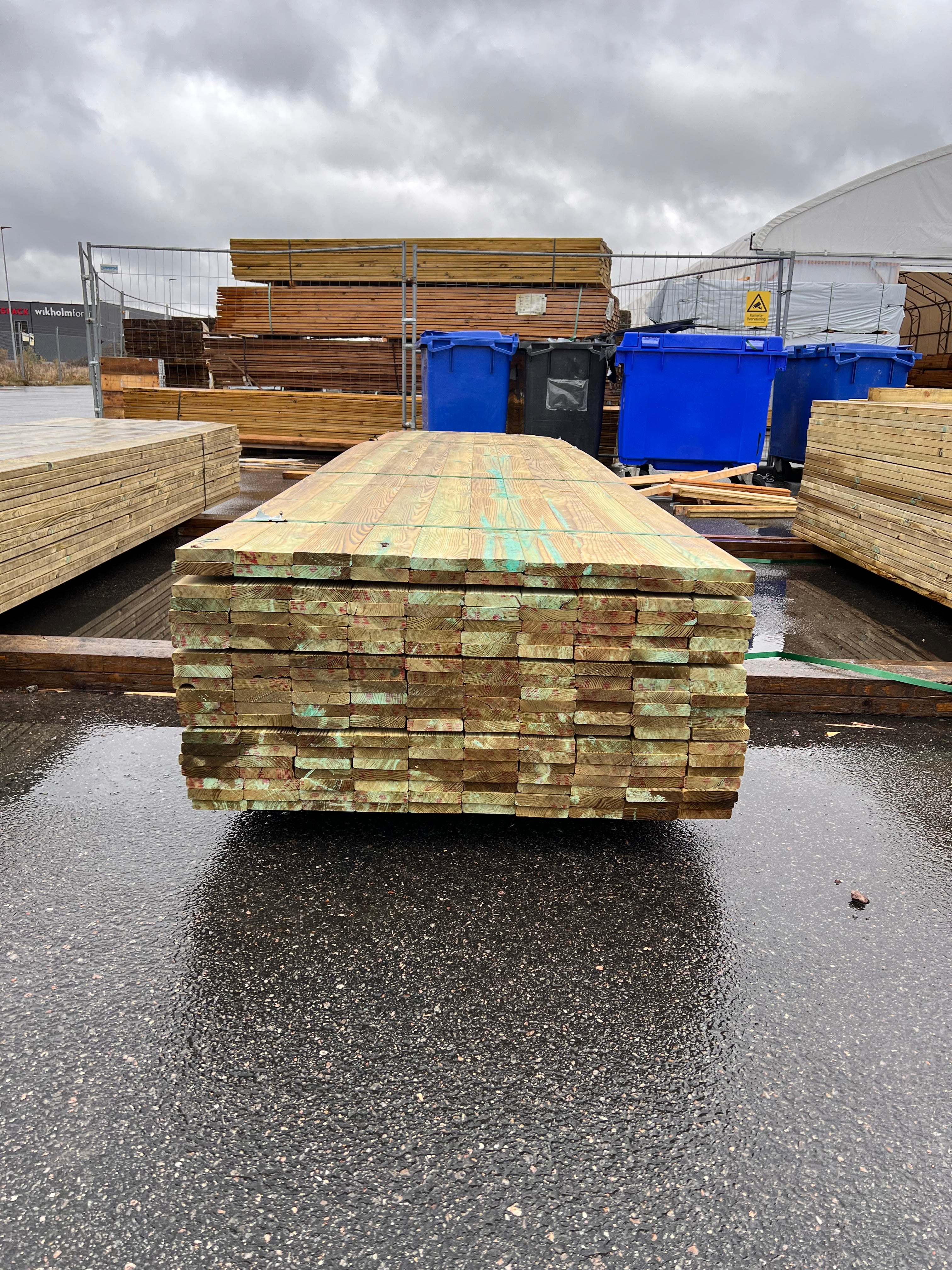 Paket Trall Tryckimpregnerad 22x95mm – 200 st 4.80m B-sort