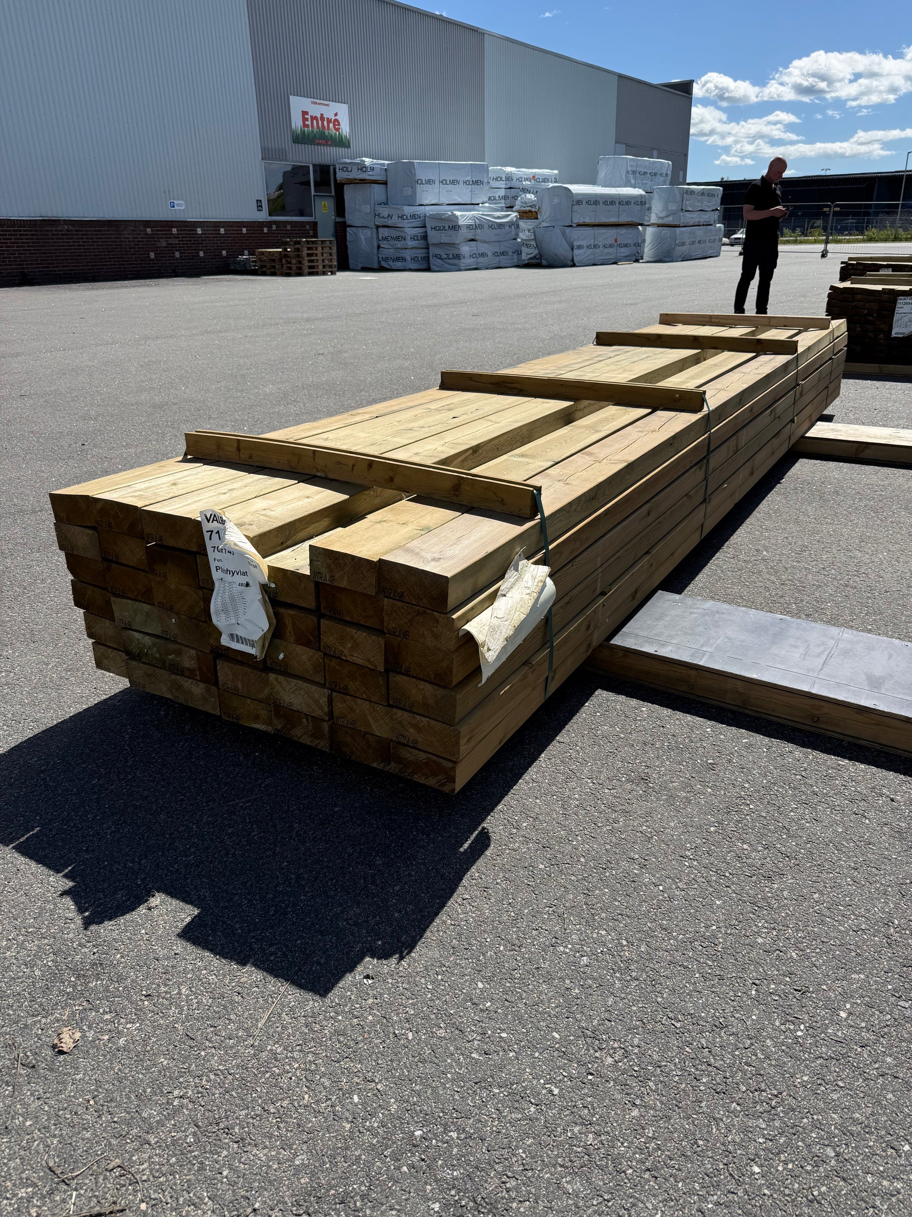 Paket ohyvlade Reglar 70x145mm 41st 4.80m (NTR A)