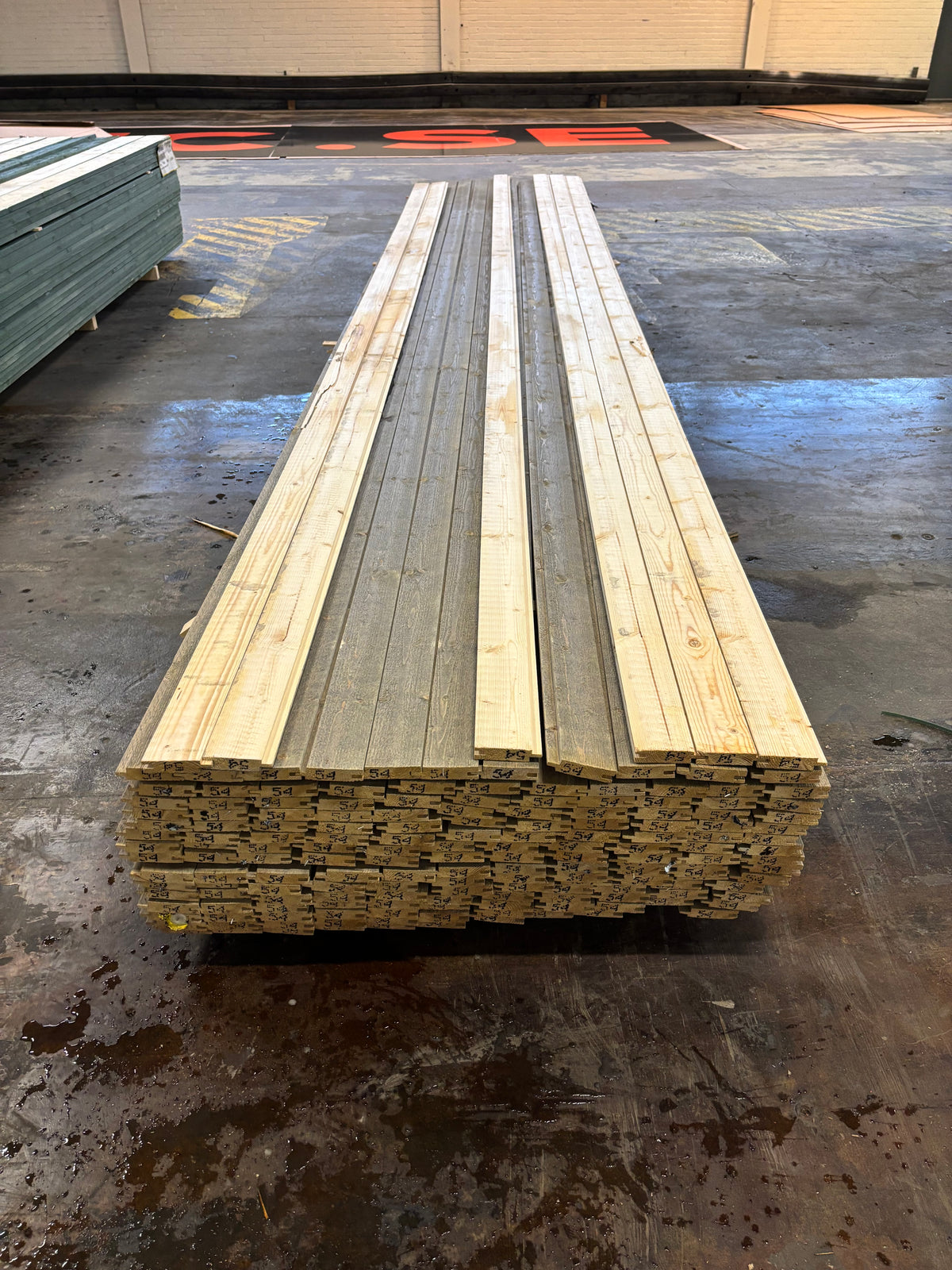 Paket Spårpanel Lasyr 22×95 mm 5,40 m – 168 st