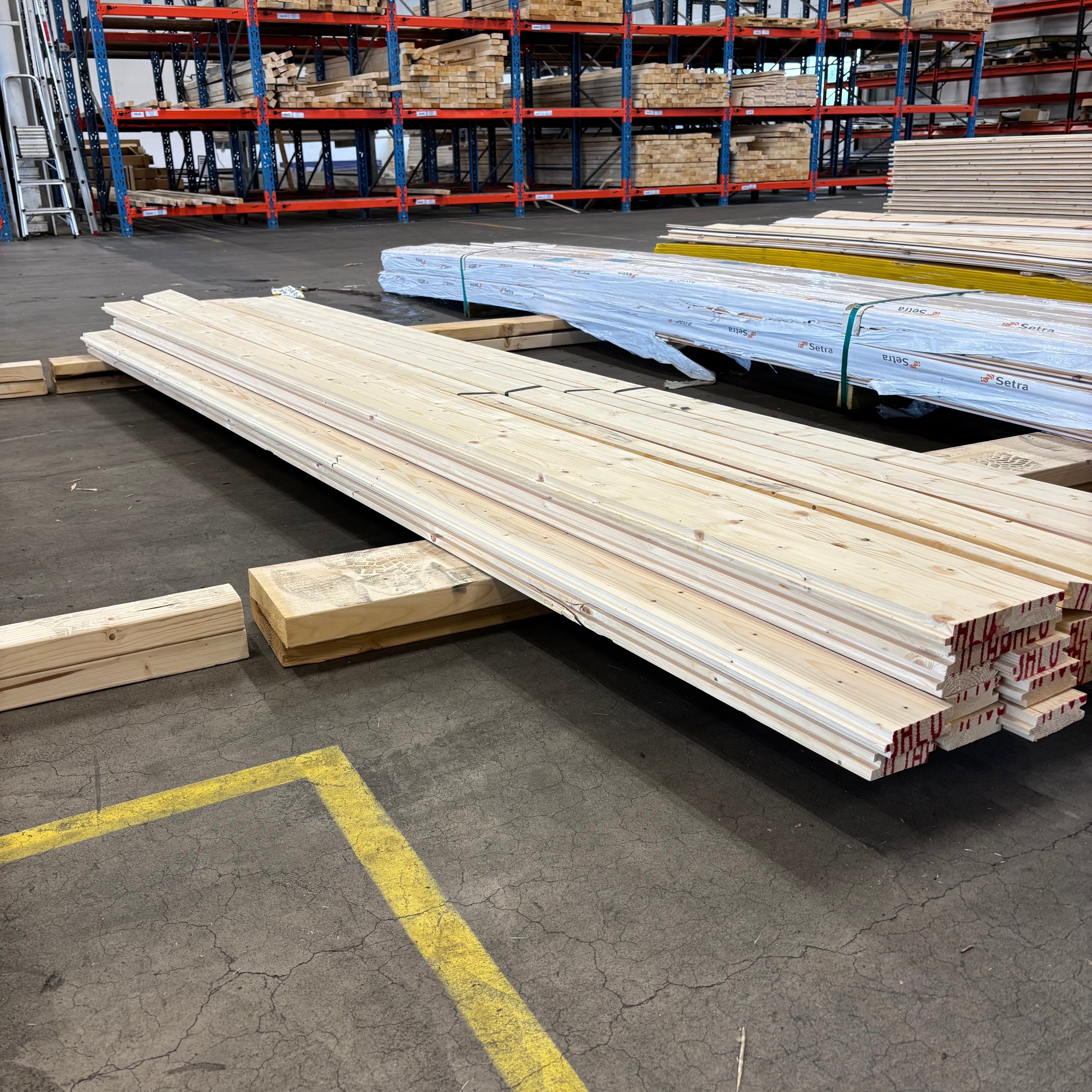 Paket Golv 28x92mm – 28 st (3,00 m, obehandlad furu)