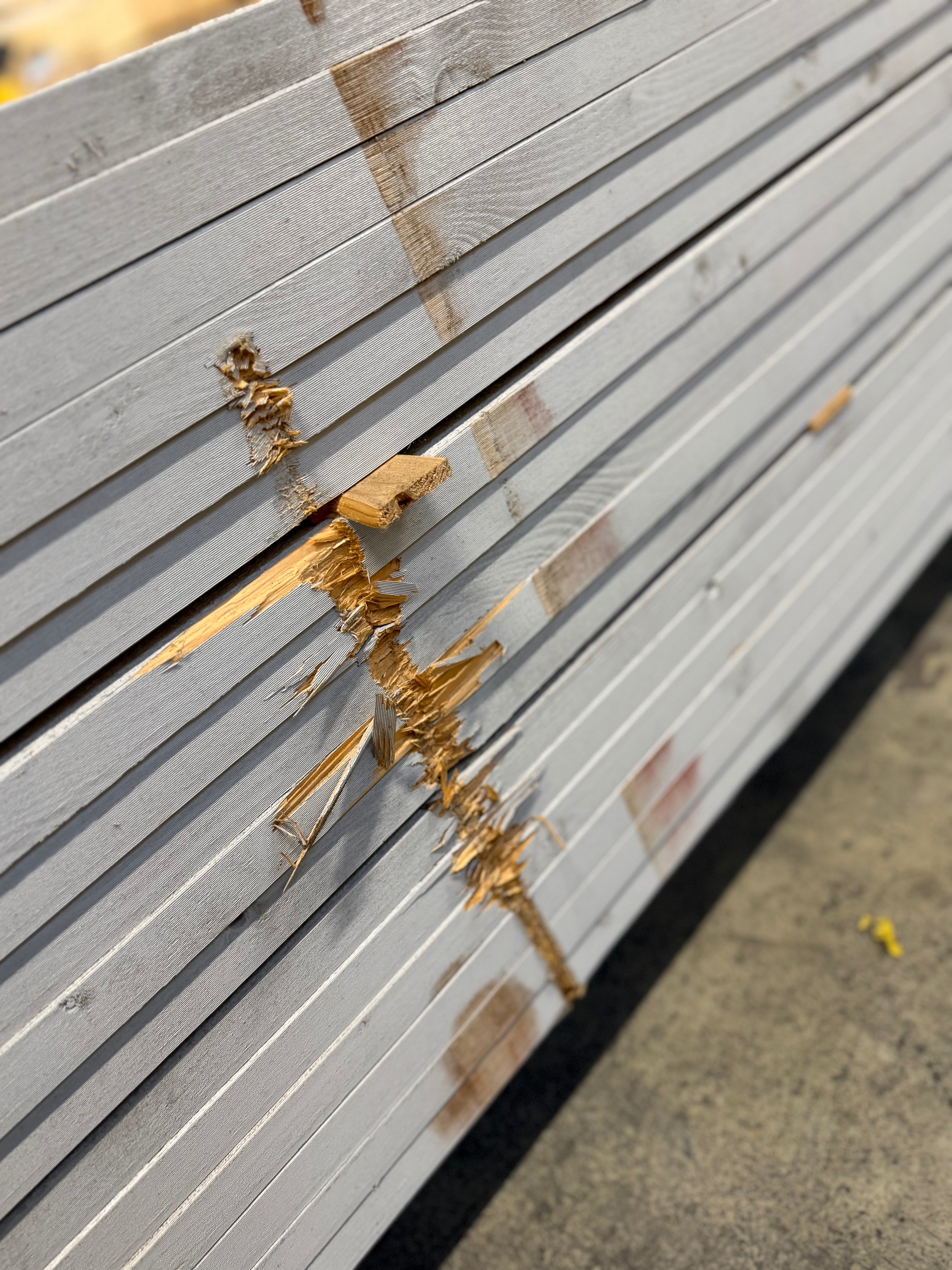 Paket Finsågad Panel 28x170 mm – 108 st (3,90 m, Målad NCS S 3000-N)