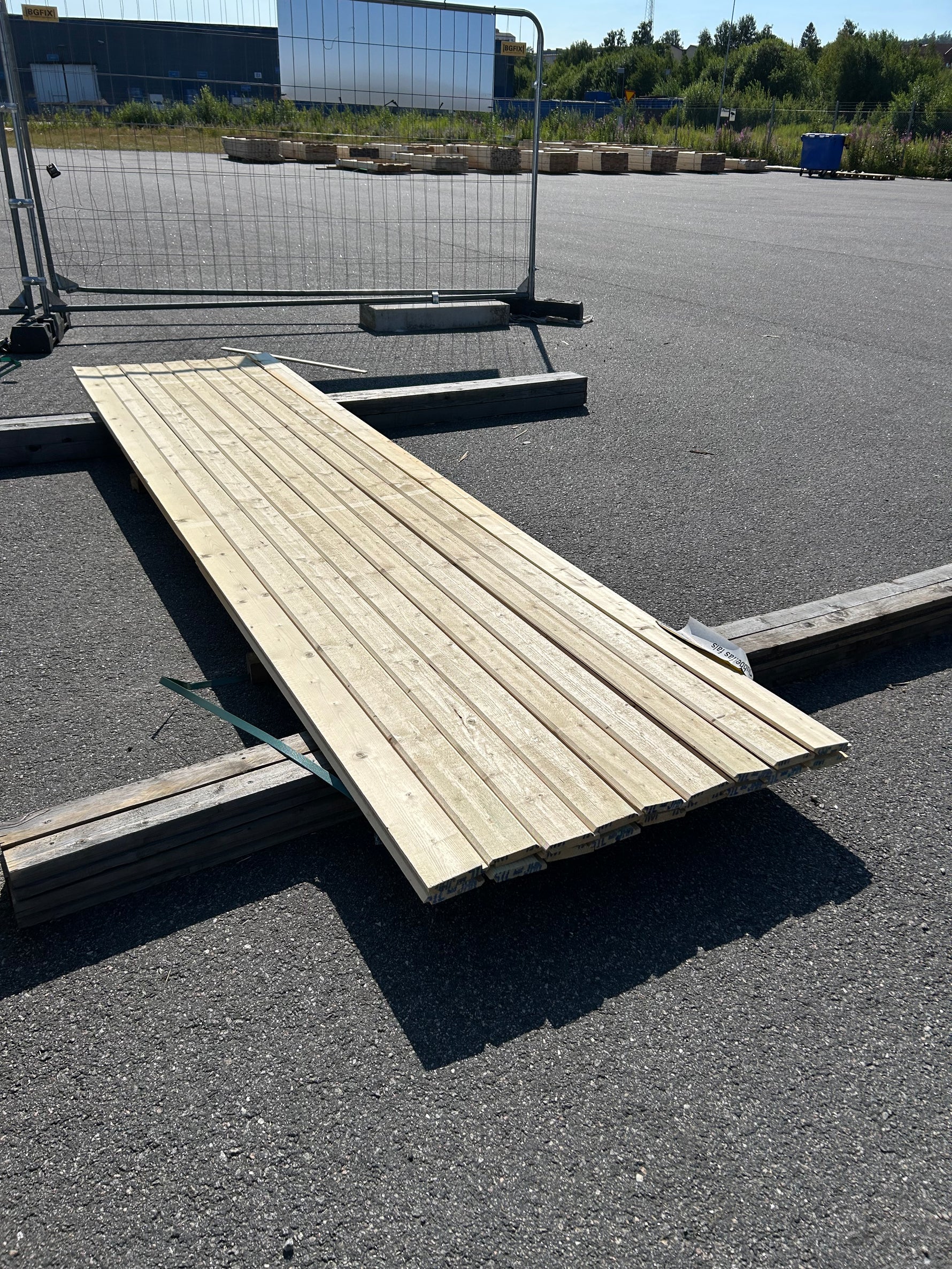 Paket Ytterpanel Dubbelfas Fals 22x120mm 3.90m- 18st