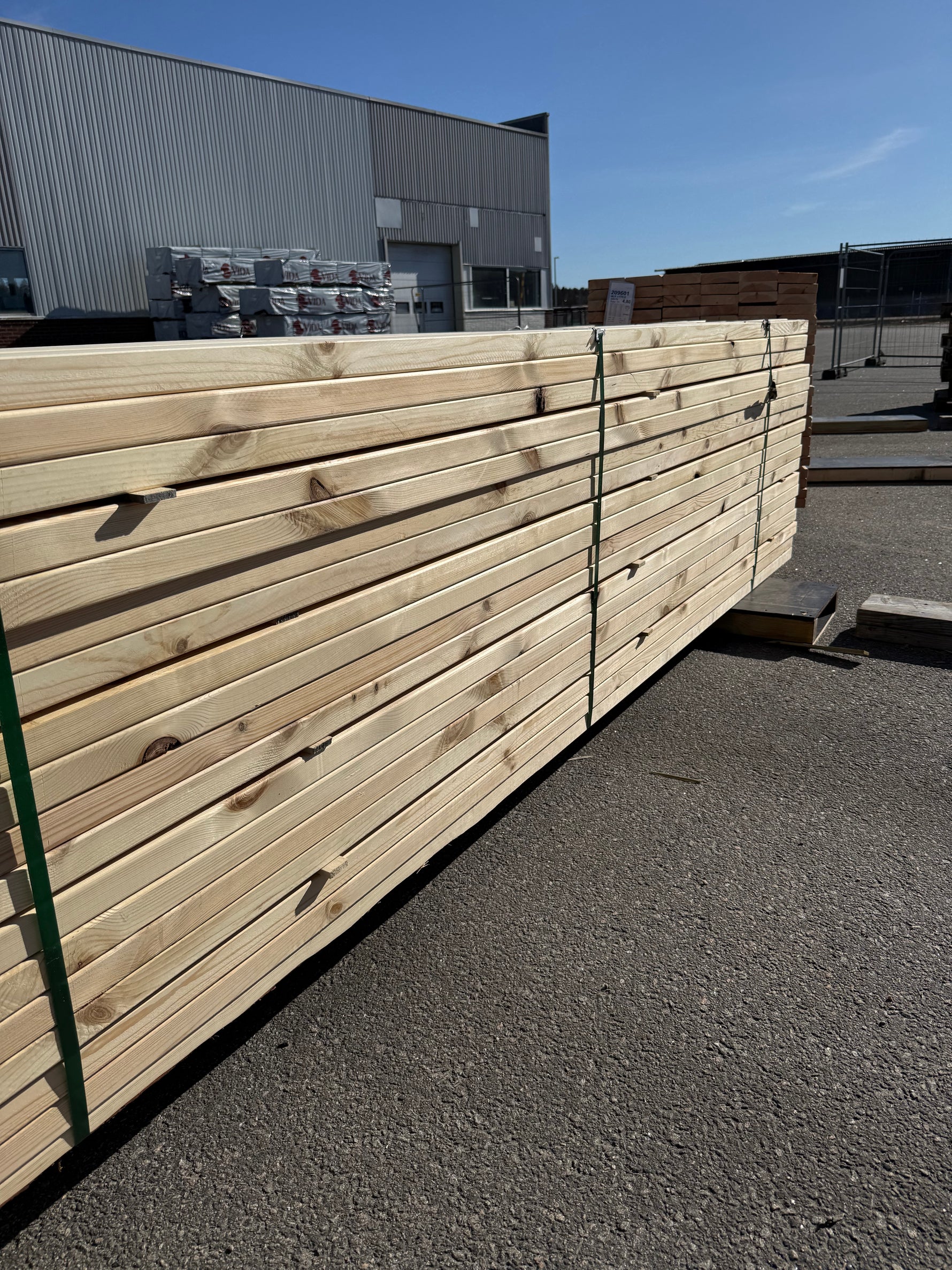 Paket Reglar 45x70 mm – 252 st (3,60 m, furu)