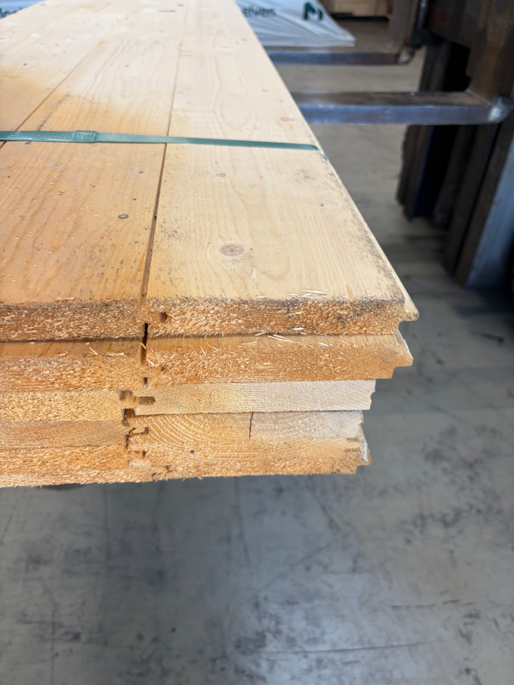 Paket Råspontluckor 25x555mm, 3,60m - 6 st