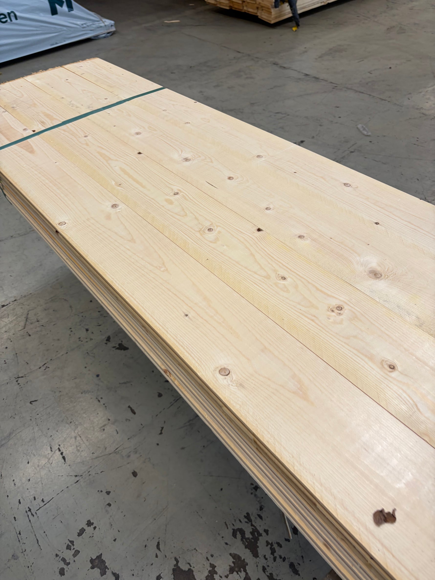 Paket Råspontluckor 25x555mm, 3,60m - 6 st
