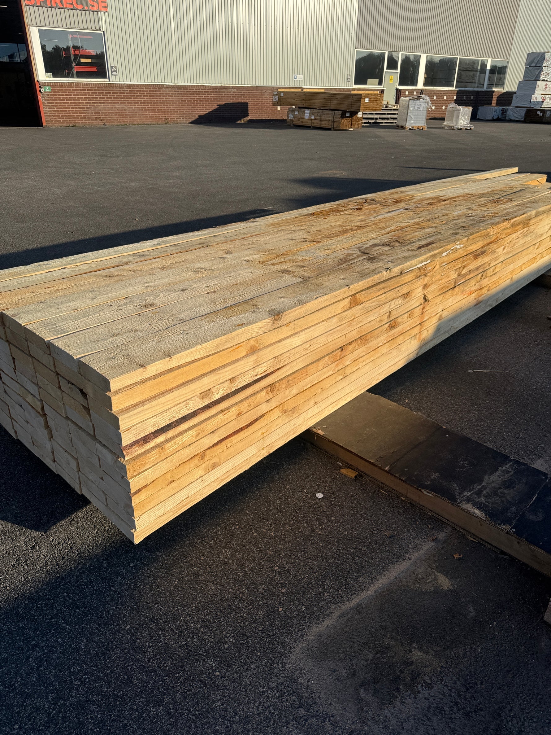Paket Ohyvlade Reglar 50x150mm 4,00-5,40m 77st Gran