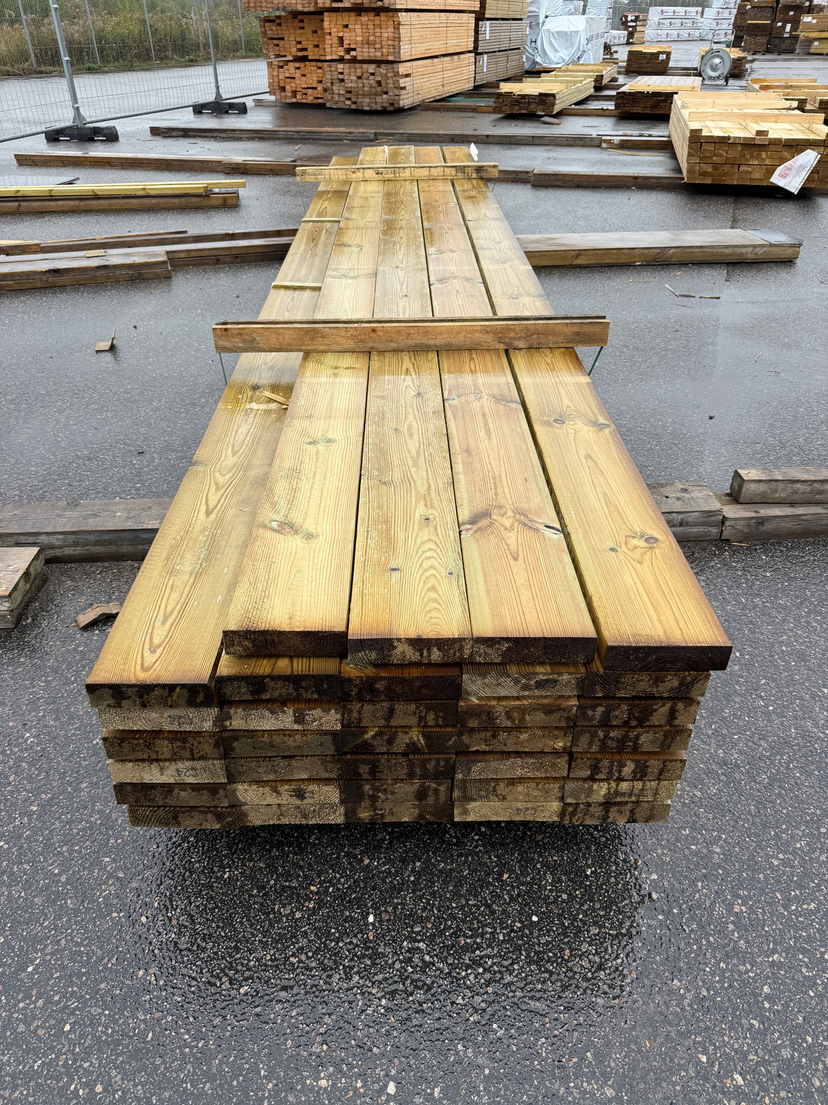 Paket Tryckimpregnerade Reglar 45x170mm 5,10m 34st C24