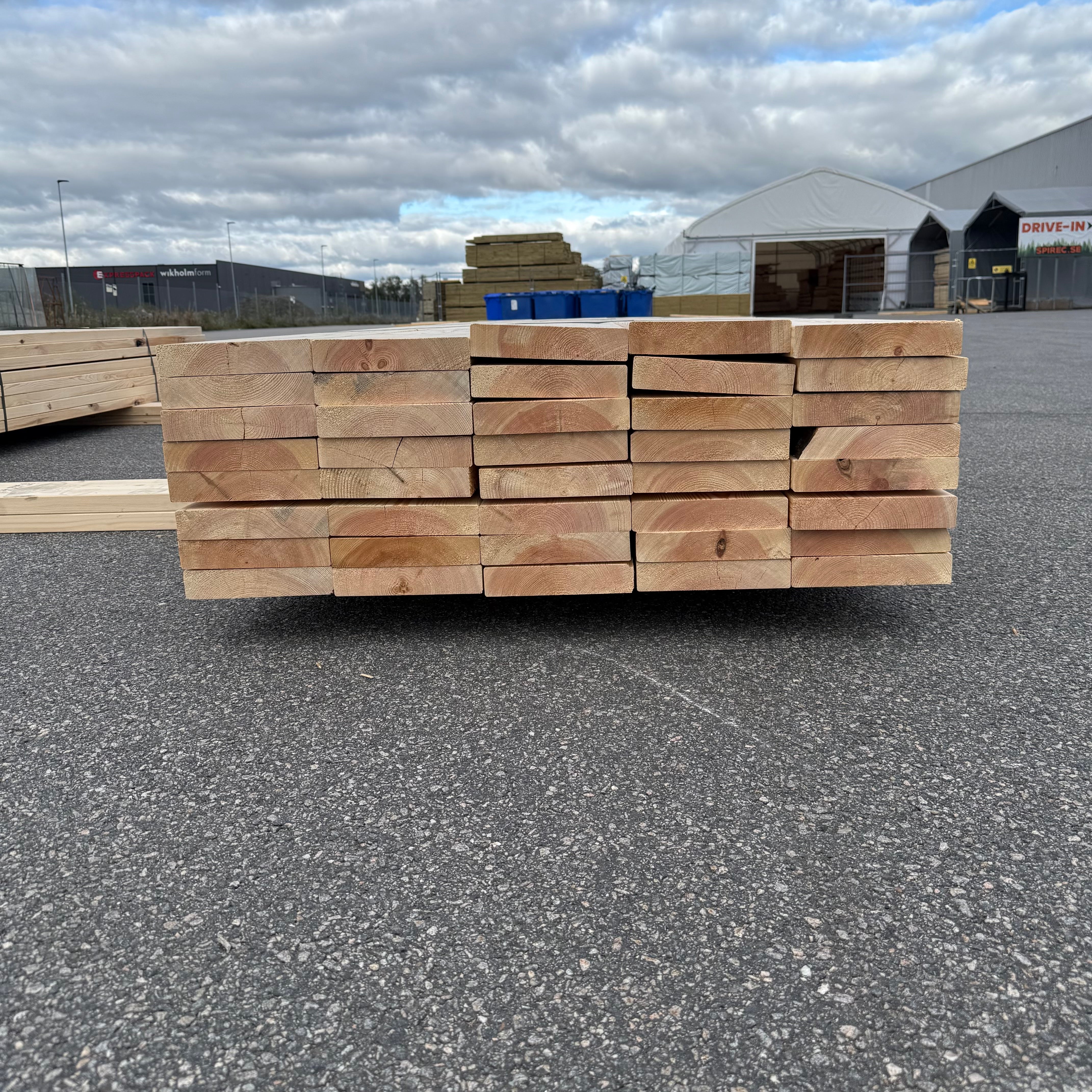 Paket Reglar 45x220mm – 40 st (4,80 m, furu)