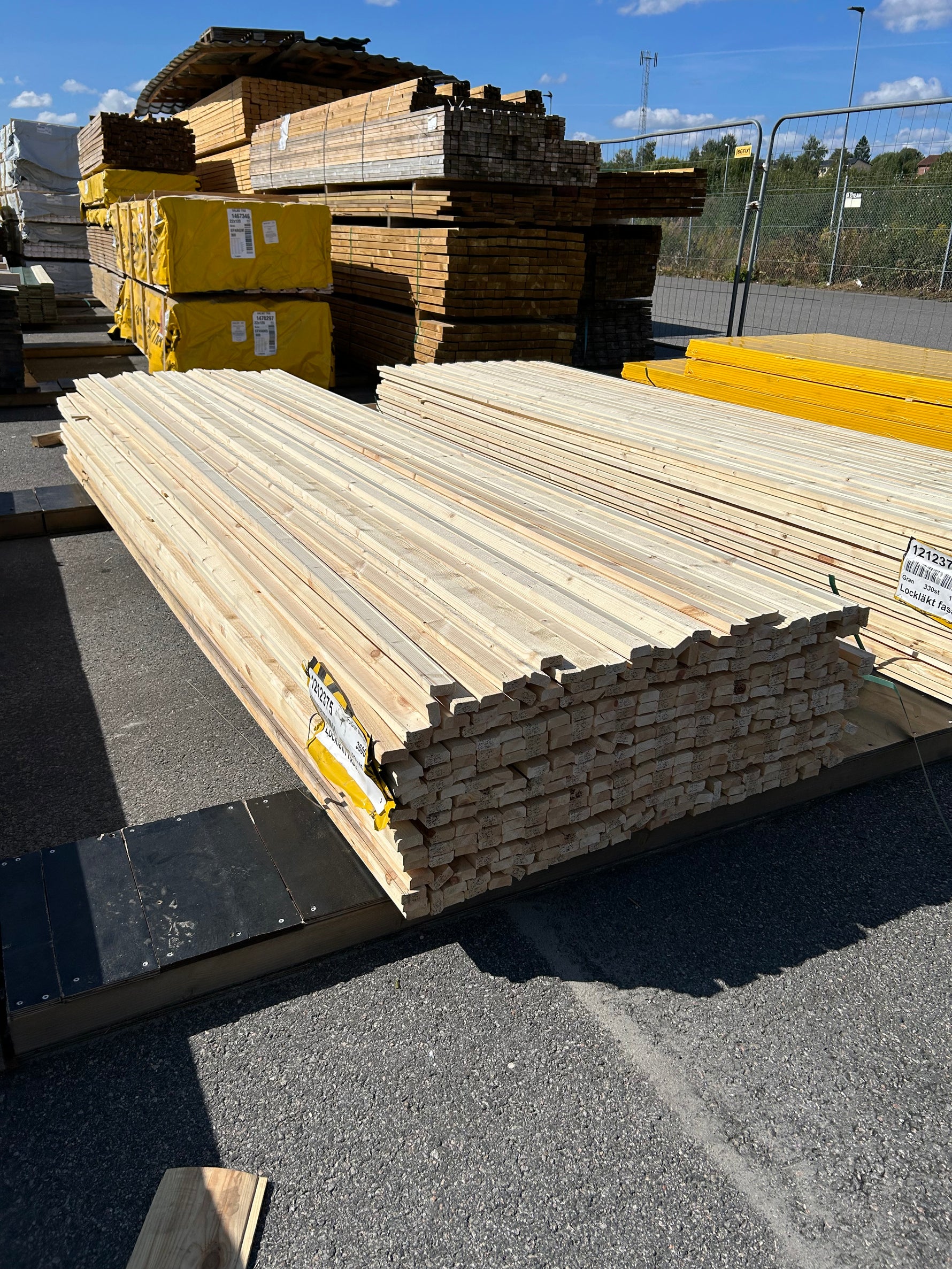 Parti Lockläkt 22x45mm Obehandlade 330st- 3.60m