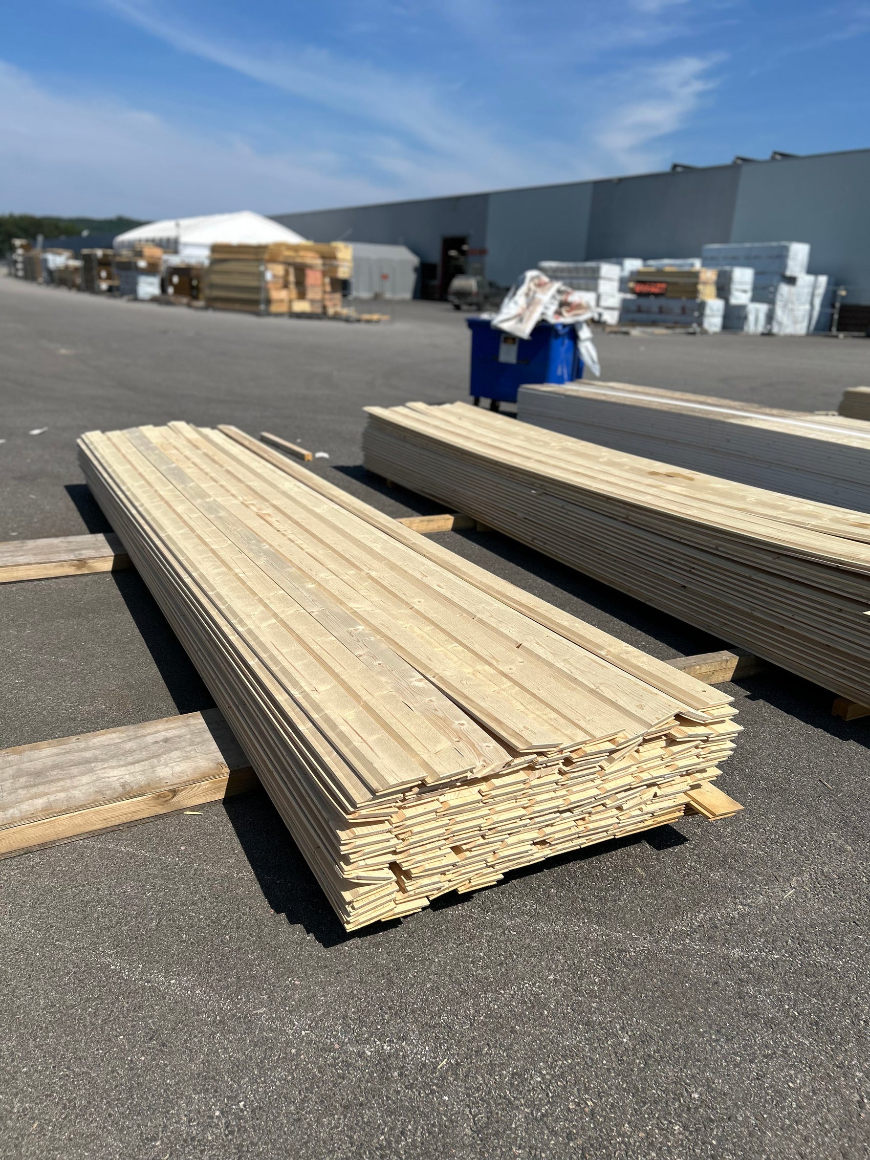Paket Ytterpanel Enkelfas 22x120mm 4,80m 130st B-kvalitet