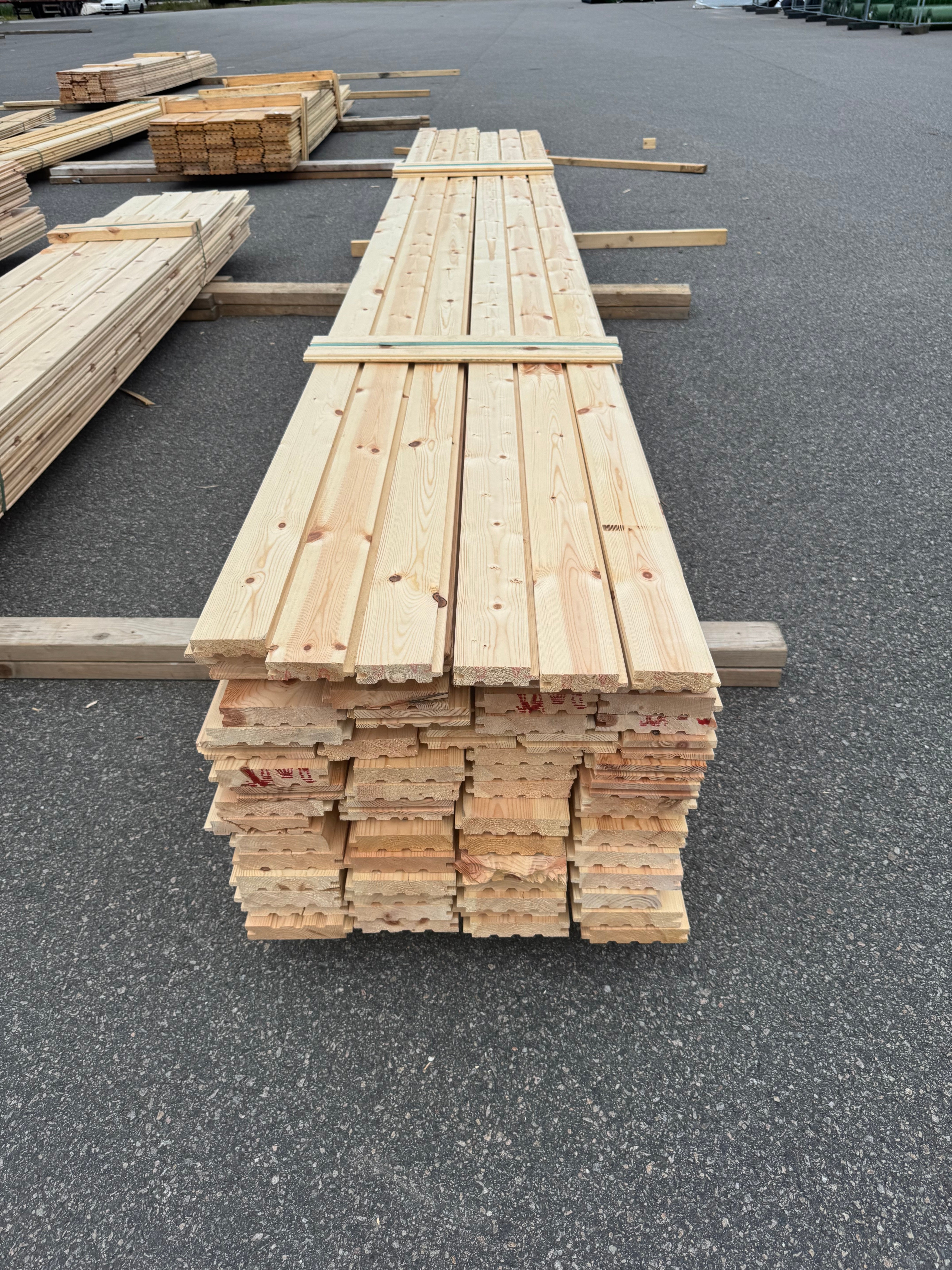 Paket Golv – Blandade Dimensioner (66 st / 3,3–4,25 m)