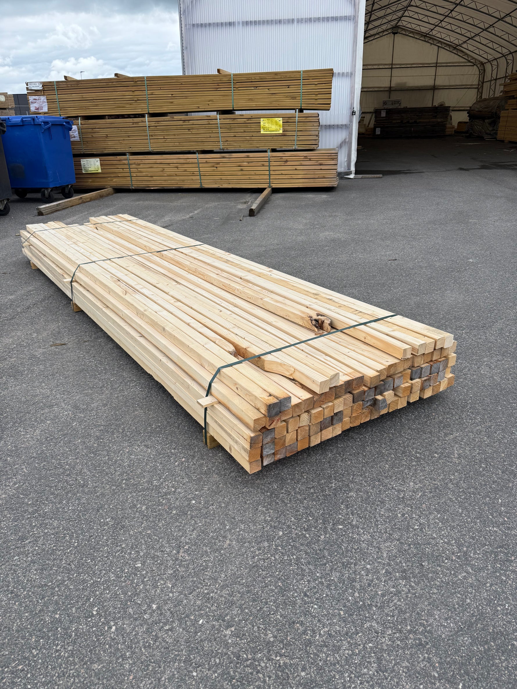 Paket Reglar 45x45mm, 93st 3,60m (Andra sortering)