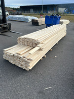 Paket Spårpanel 22x120 mm – 3,60–4,20 m (Andra sortering)