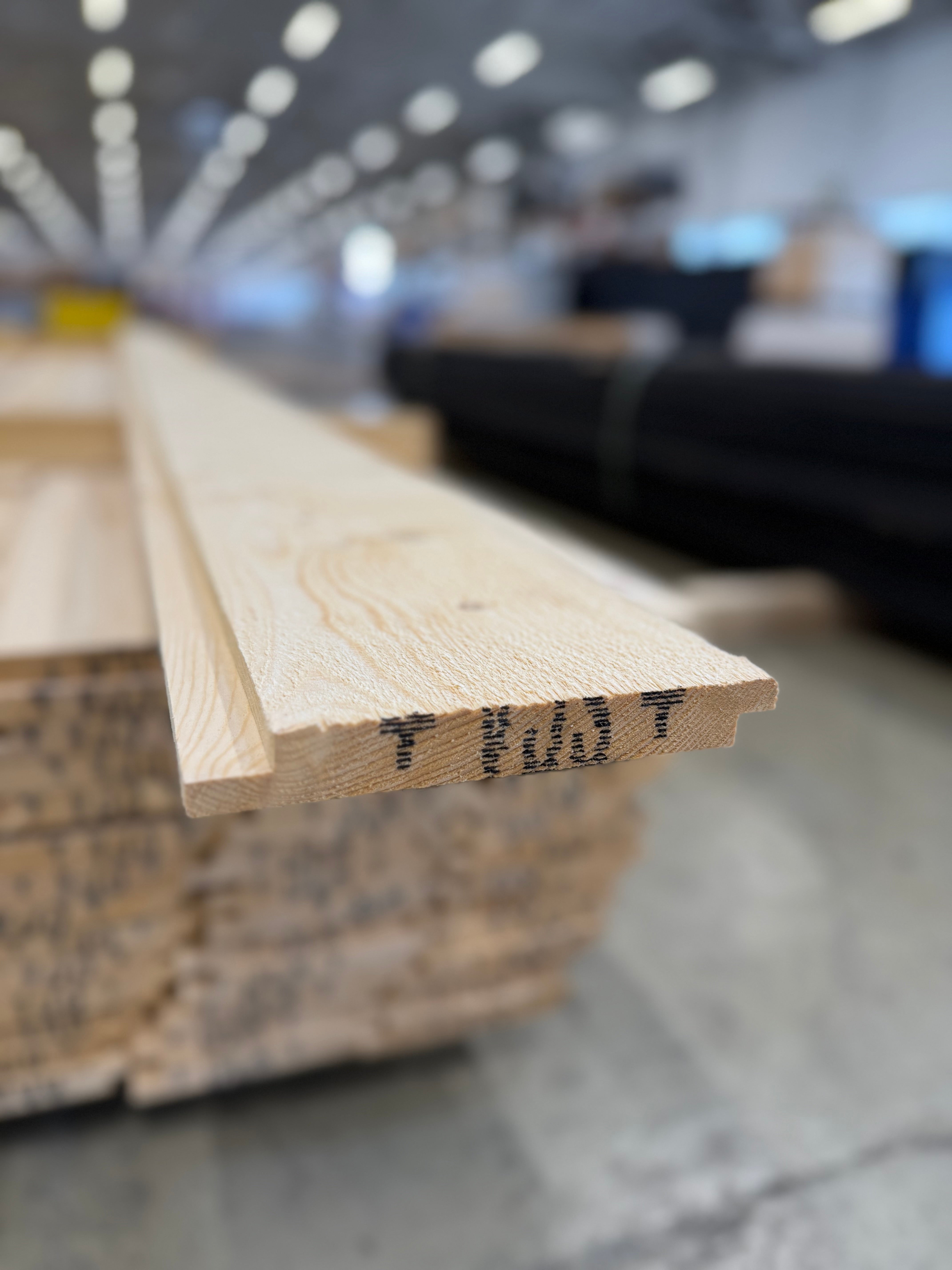 Paket Ytterpanel Hakfals 22×170 – 44 st (4.20 m) Obehandlad