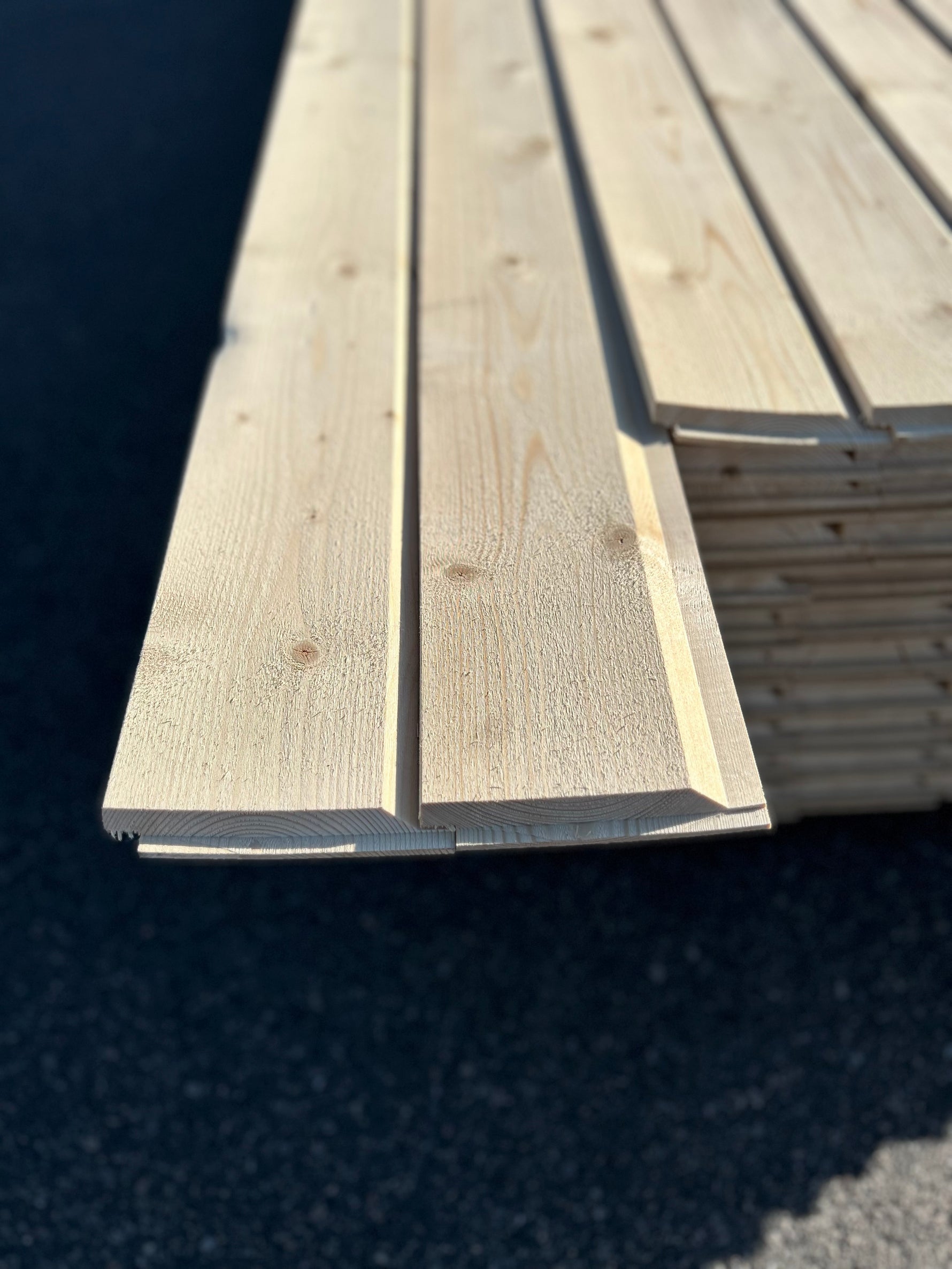Paket Ytterpanel Enkelfas Fals Ändspont 22x145mm, 160st 3.60m