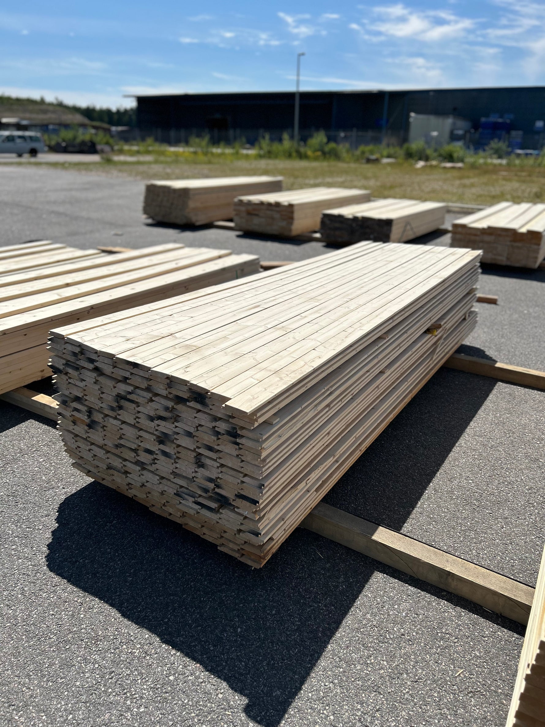 Paket Ytterpanel Enkelfas Halvspont 22x95mm 275st Gran 3.0m