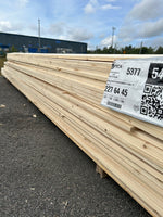 Paket Finsågade Brädor 22x170 mm – 4,20–5,40 m (Andra sortering)