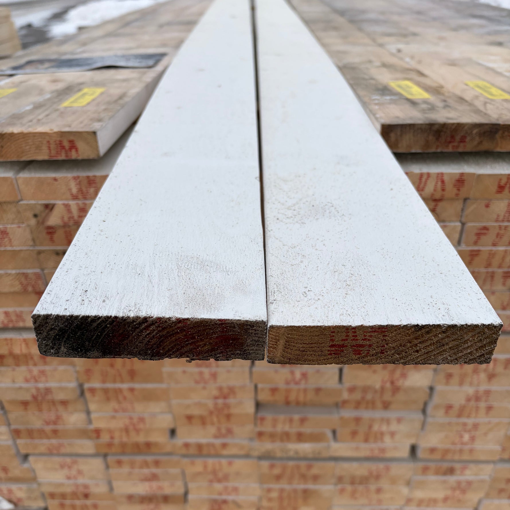 Paket 22x95 vit mellan 5.4 m 286 st väderbitet/mögel? - Spirec