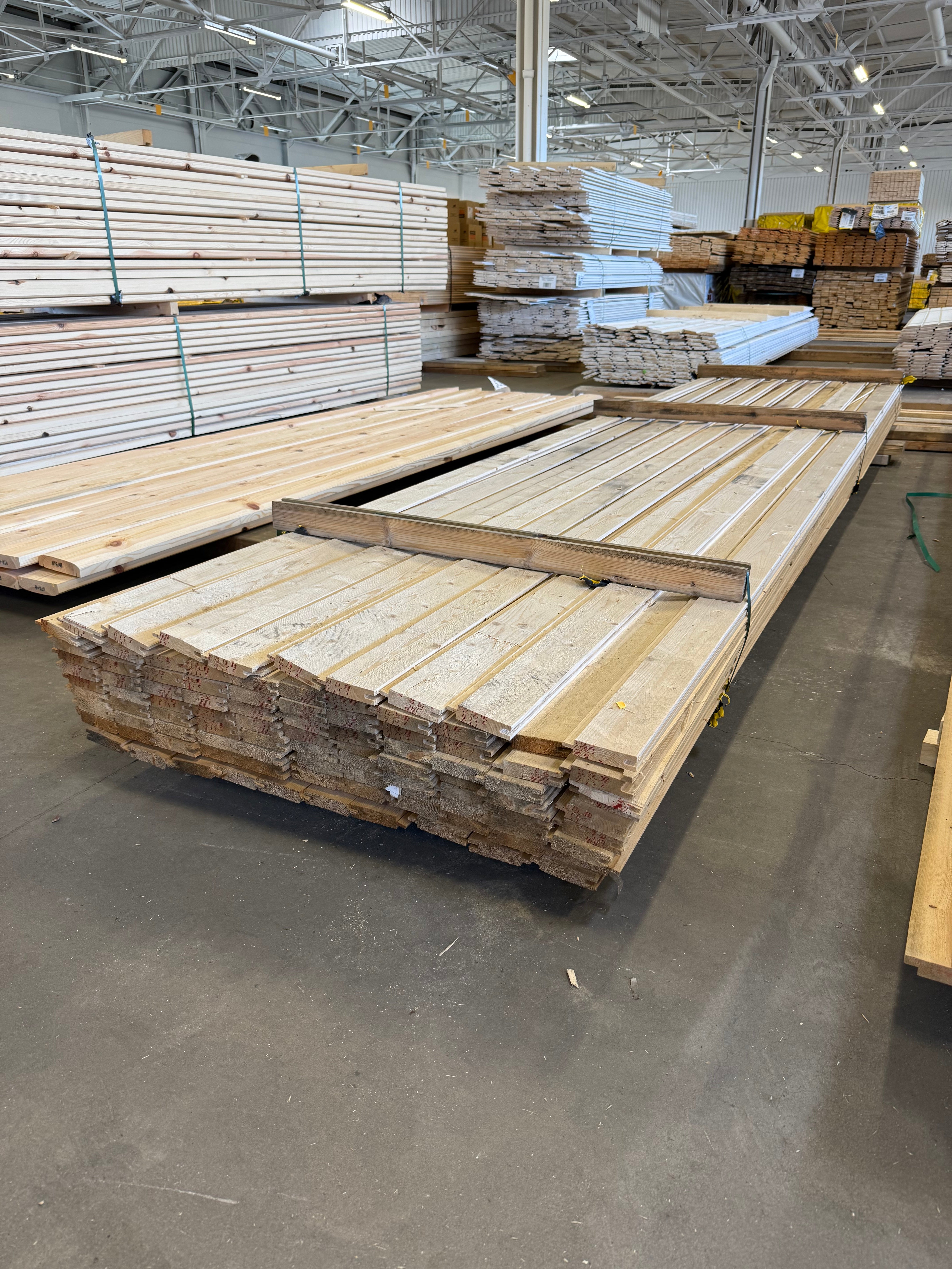 Paket Ytterpanel 21x95 mm – 4,20 m – 95 st