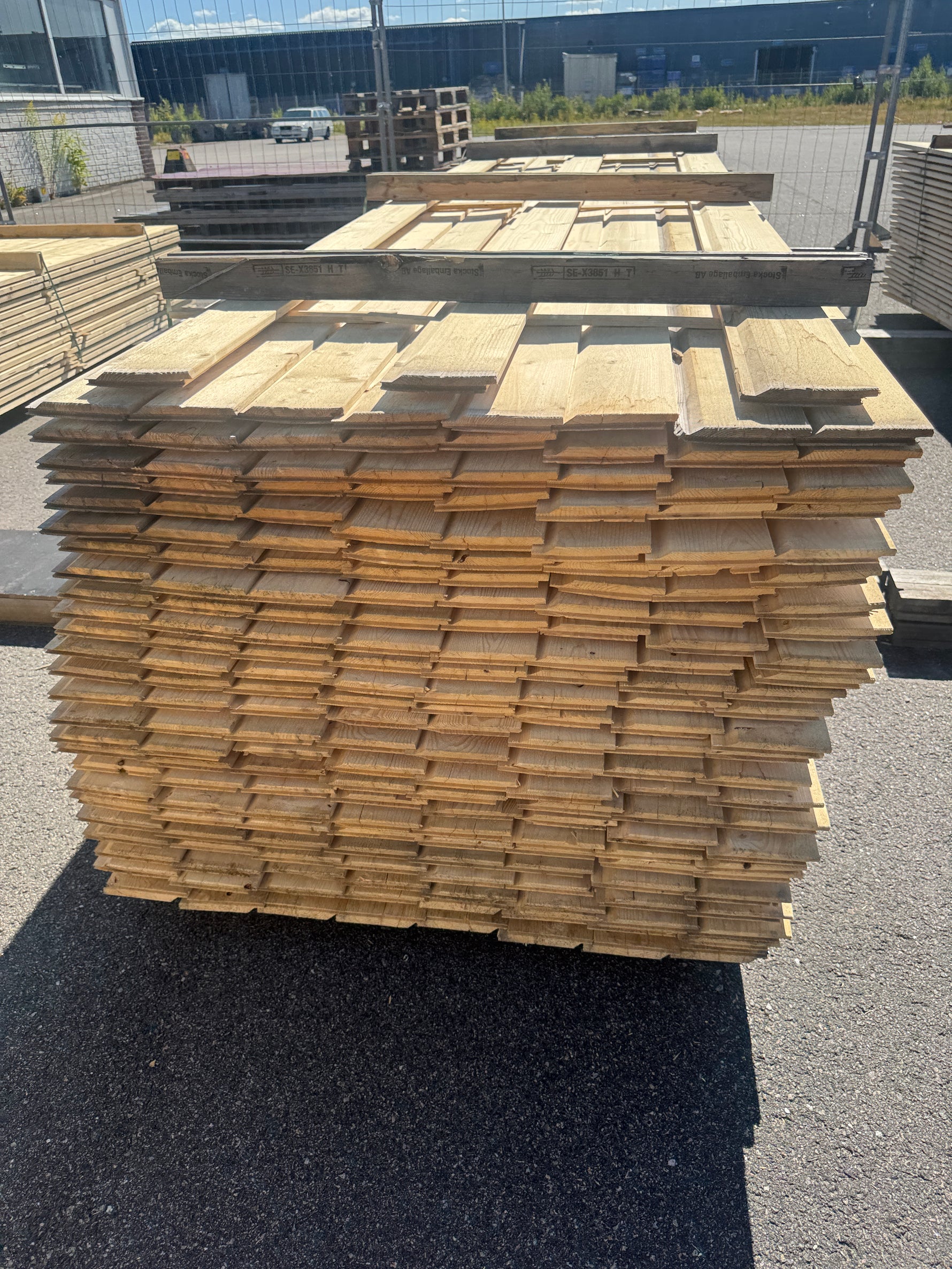 Paket Ytterpanel 22x145mm 4,80m 203st Obehandlad