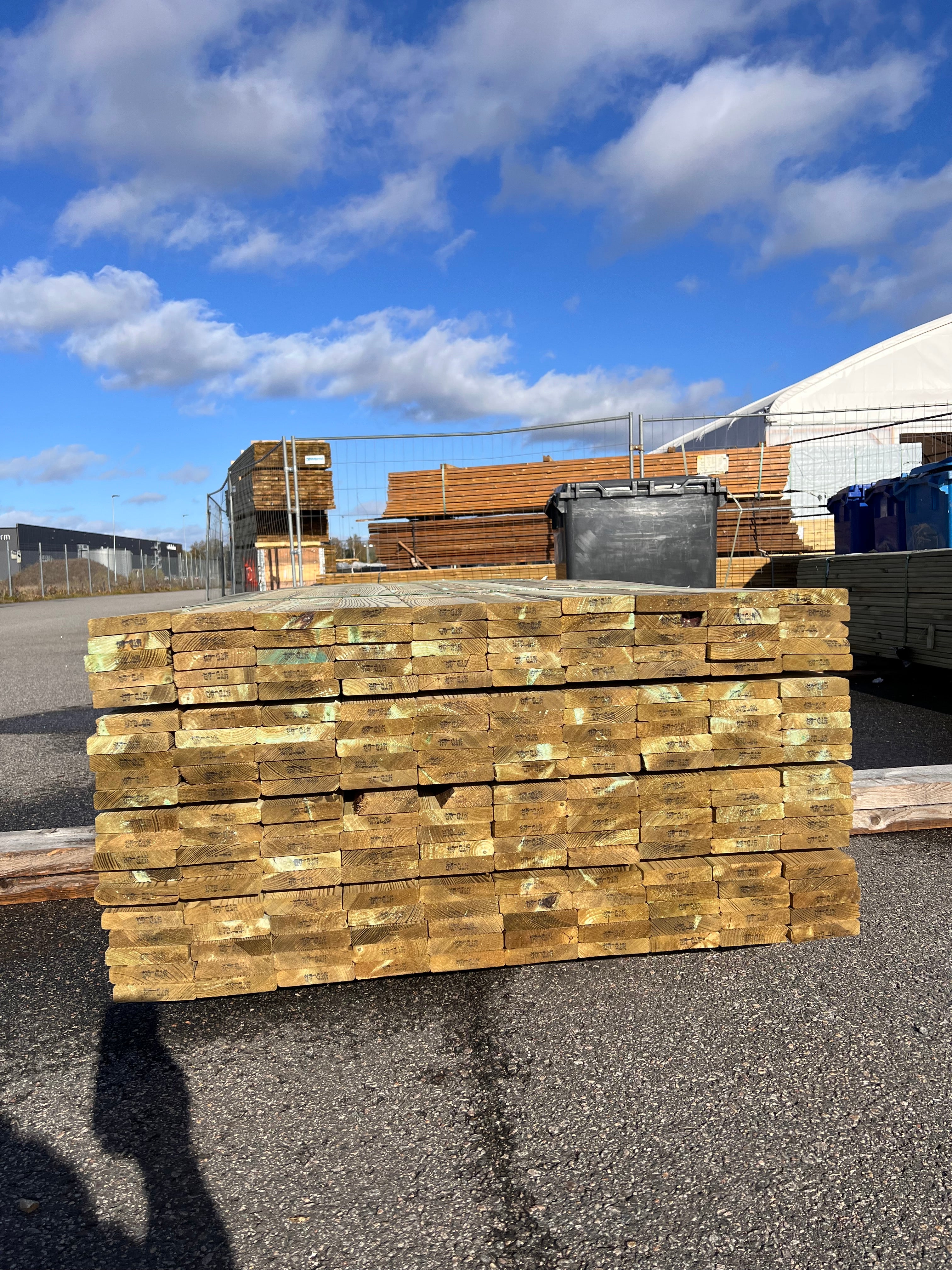 Tryckimpregnerad trall 22x95 – 200 st 4,20m (B-sortering)