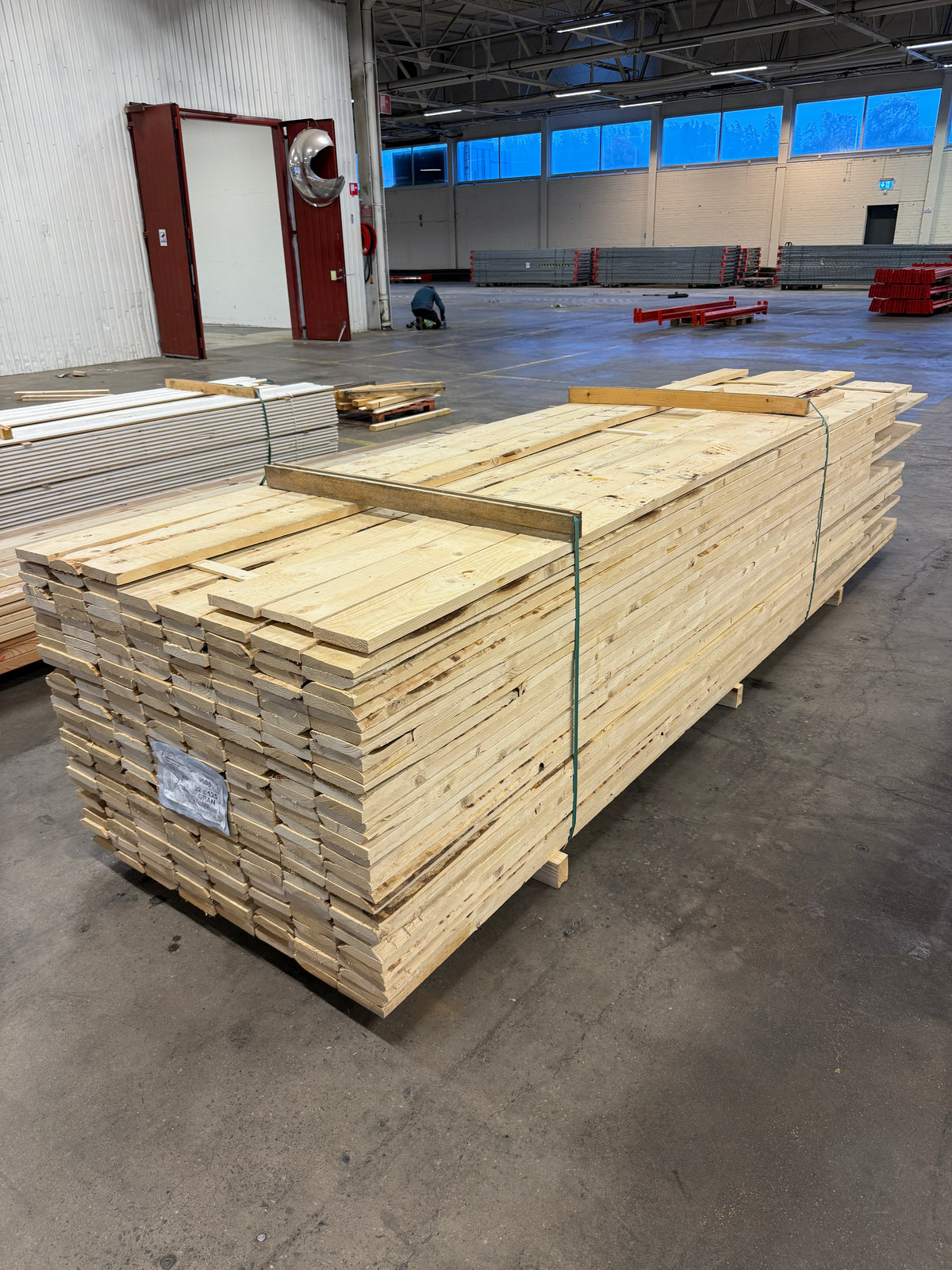 Paket Råsågade Brädor 22×125 mm – (2,40–3,60 m) – 246 st