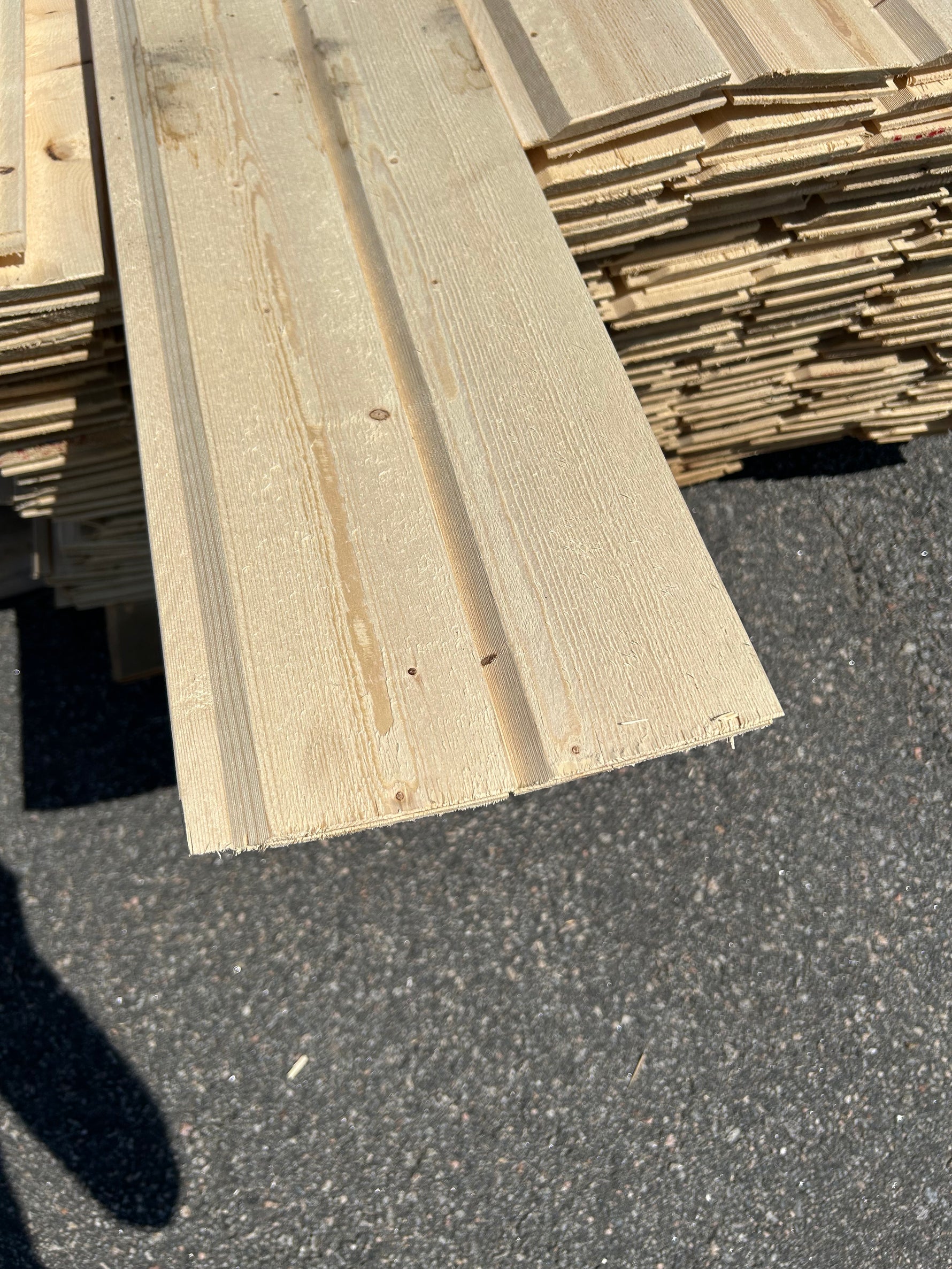 Paket Ytterpanel Enkelfas 22x120mm 225st 3.0m Obehandlade