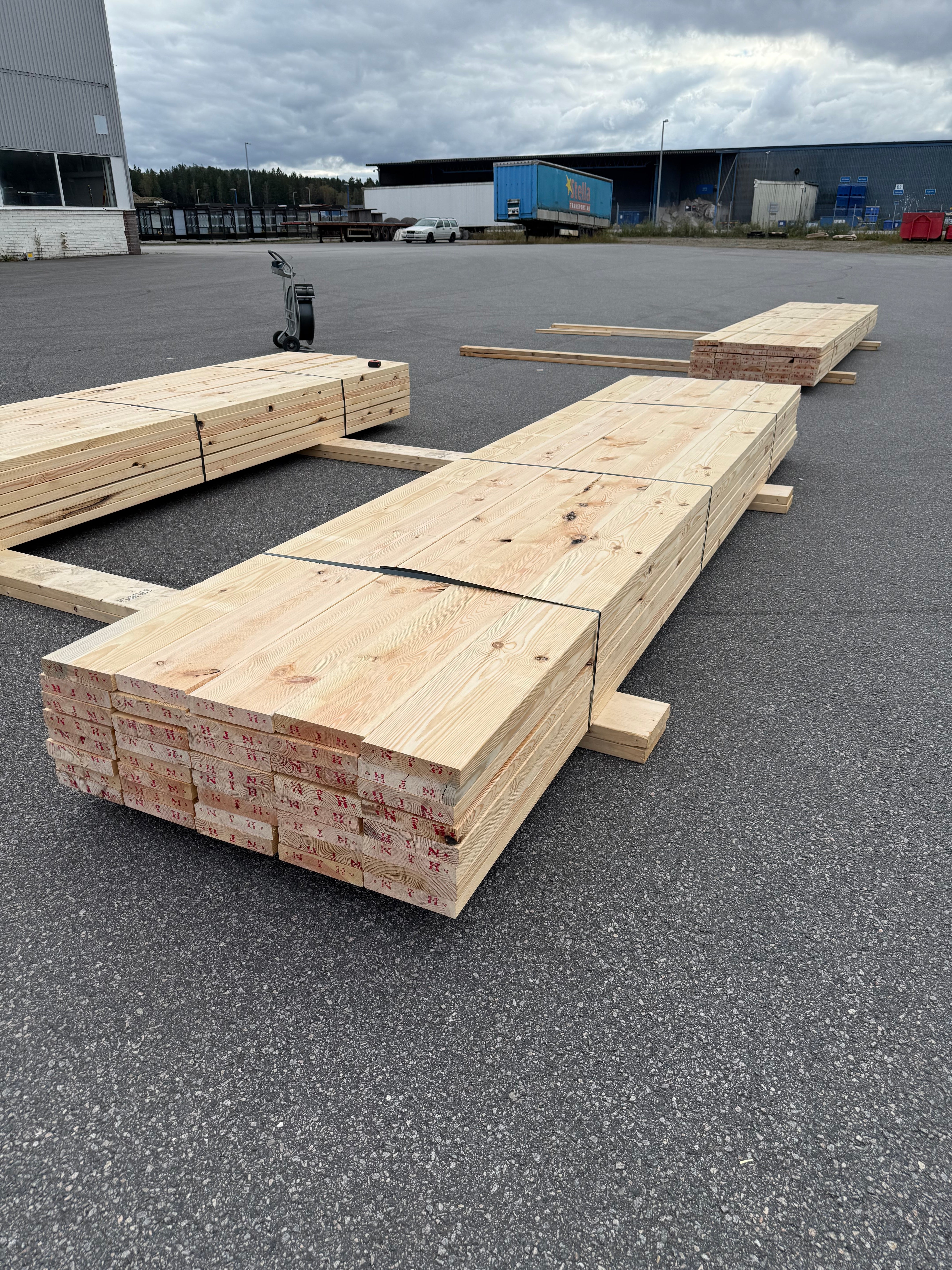 Paket Reglar 45x220mm – 40 st (4,80 m, furu)