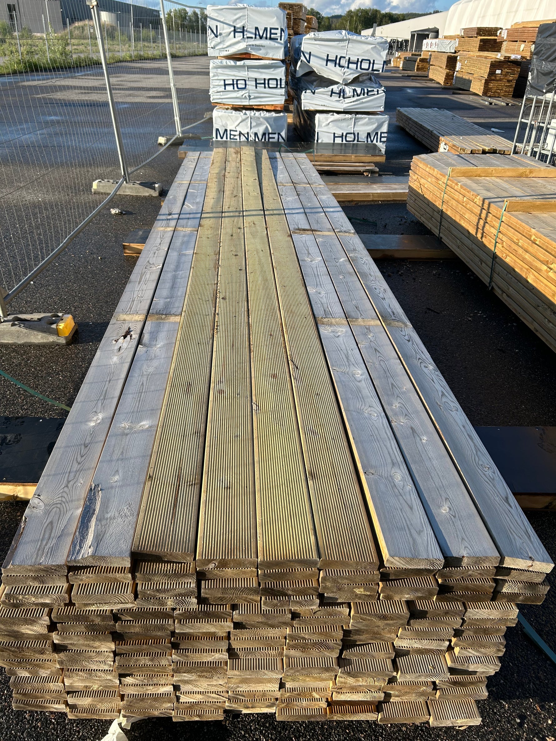 Paket Tryckimpregnerad Rillad Trall 28x120mm, 144st 4.80m