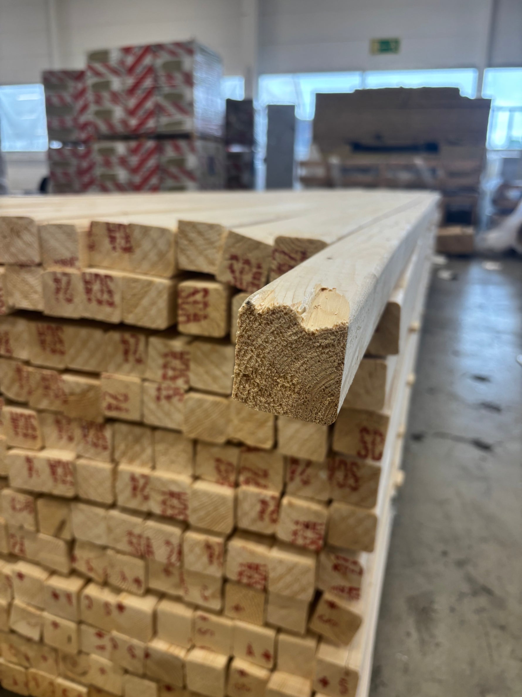 Paket Felhyvlade Reglar 45x45mm 4,20m 276st